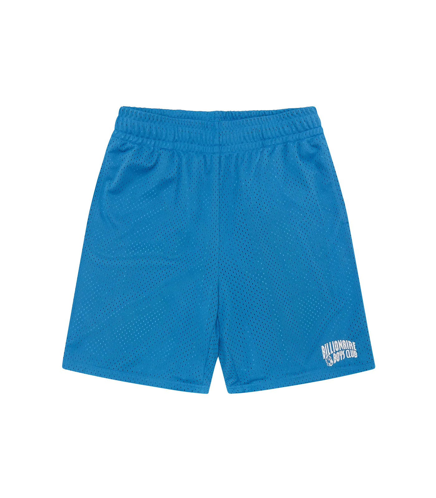 SMALL ARCH LOGO MESH SHORTS - AQUA BLUE