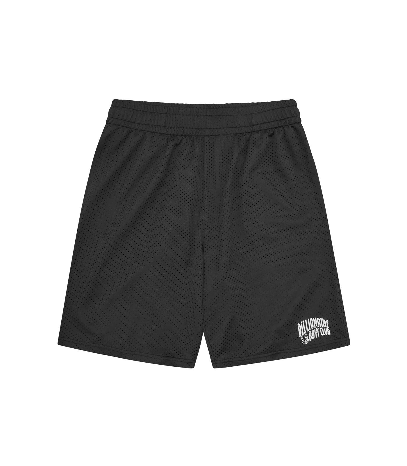 SMALL ARCH LOGO MESH SHORTS - BLACK