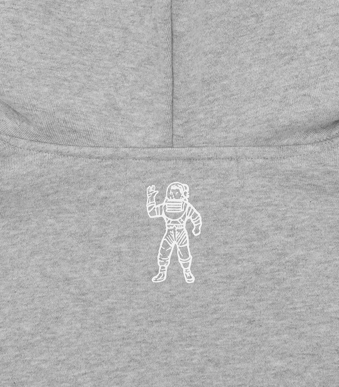 SMALL ARCH LOGO POPOVER HOOD - HEATHER GREY - Image 3