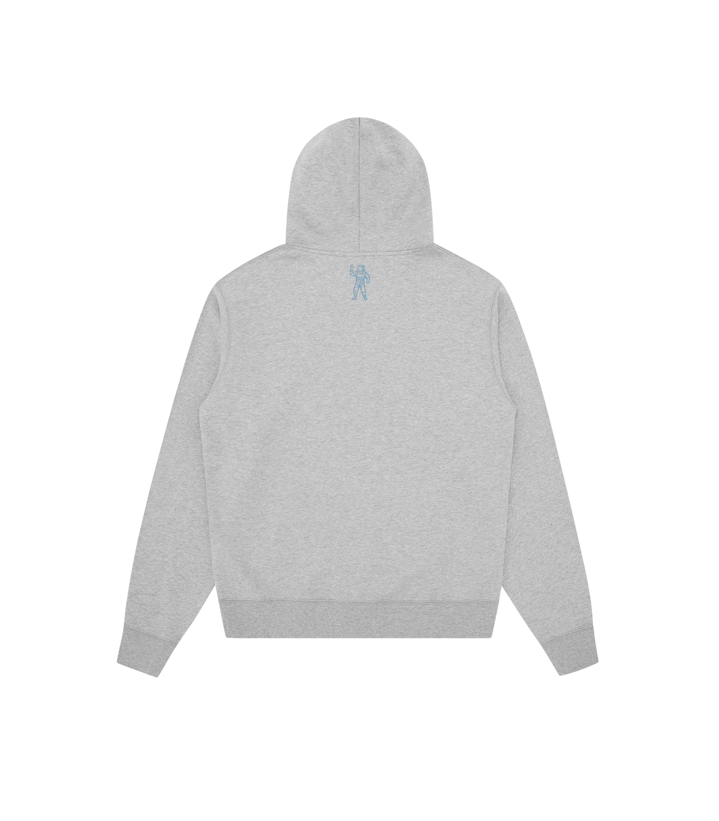 SMALL ARCH LOGO POPOVER HOOD - HEATHER GREY/BLUE LOGO - Image 2