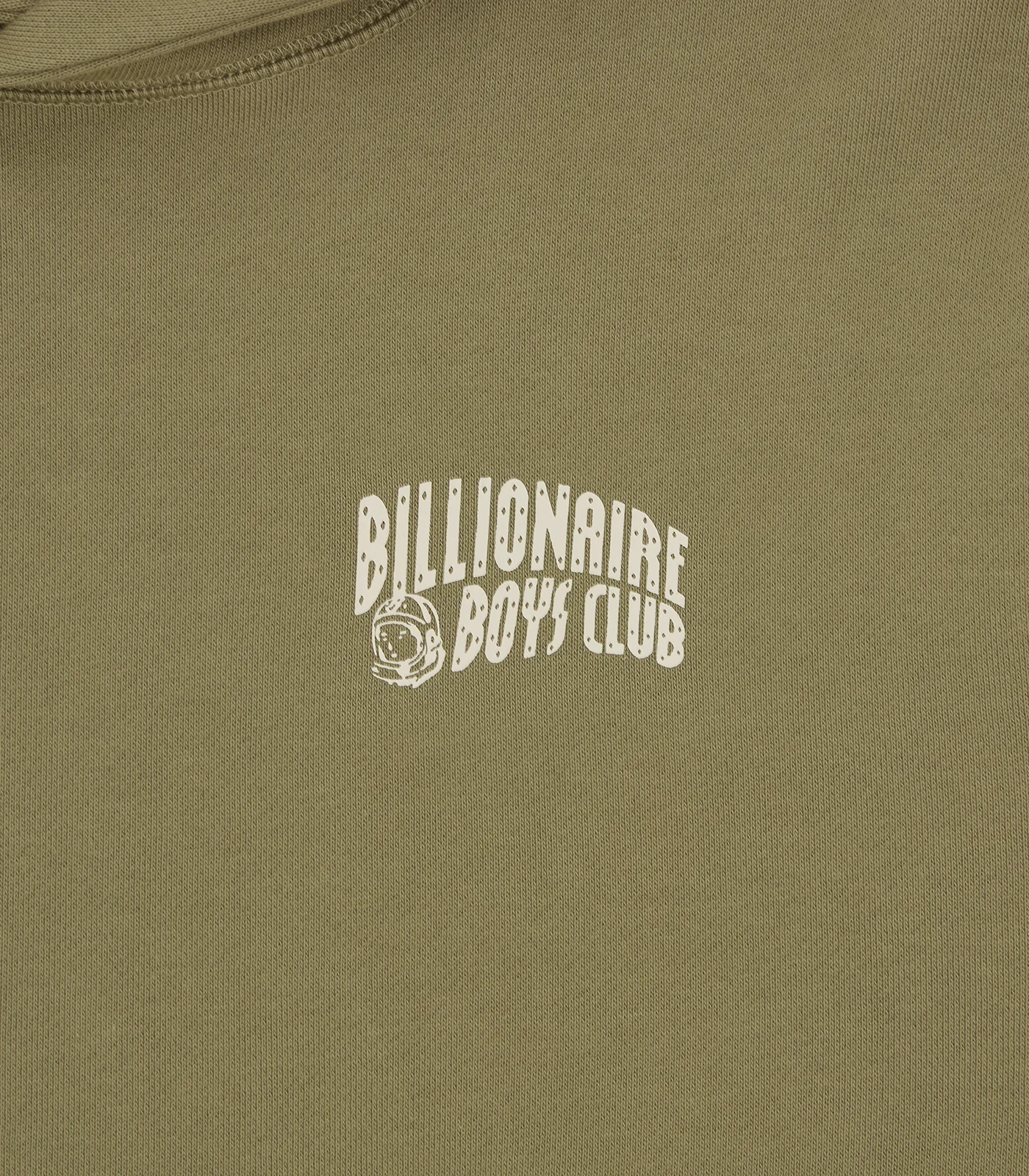 SMALL ARCH LOGO POPOVER HOOD - OLIVE/ECRU LOGO - Image 3