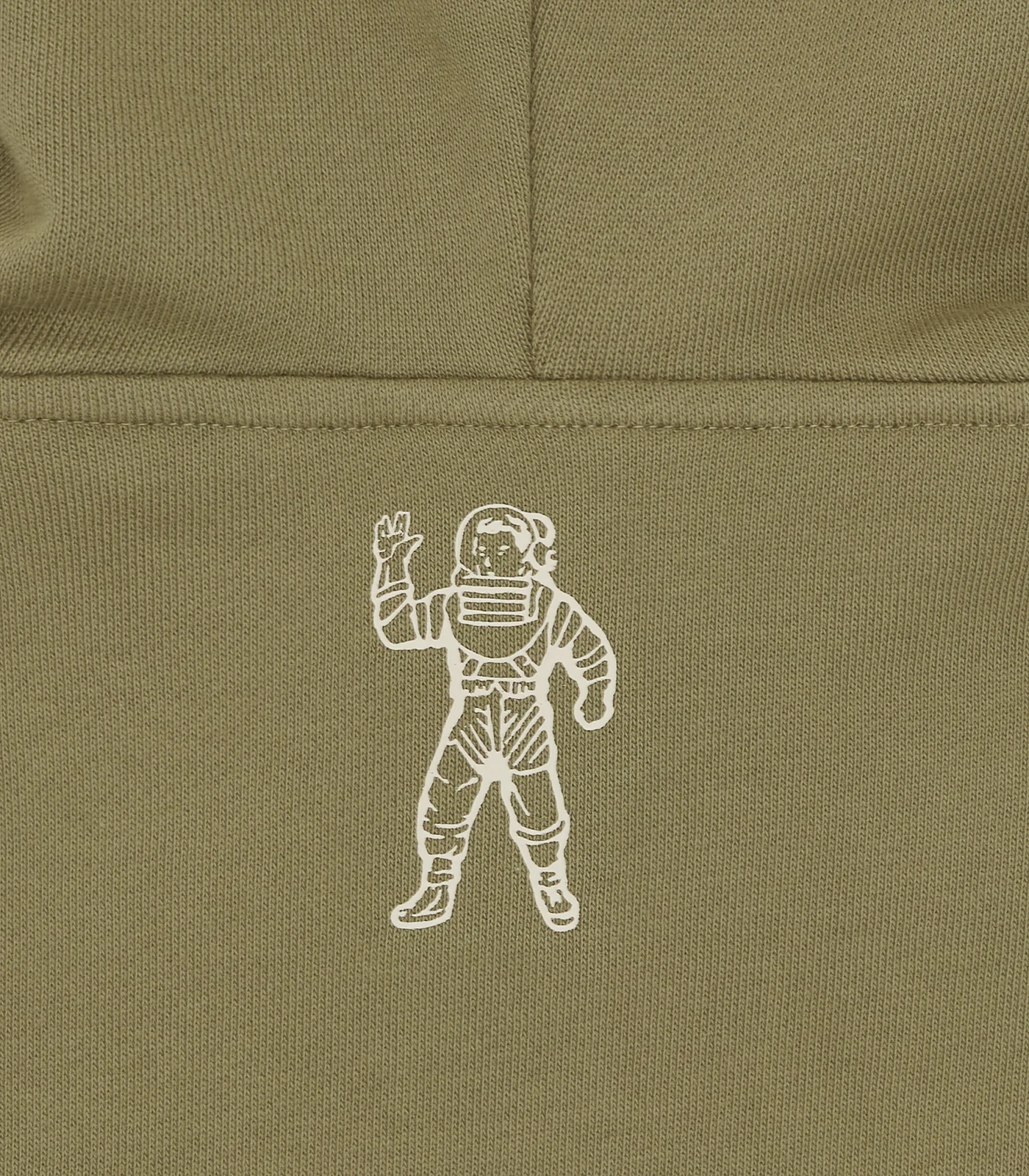 SMALL ARCH LOGO POPOVER HOOD - OLIVE/ECRU LOGO - Image 5
