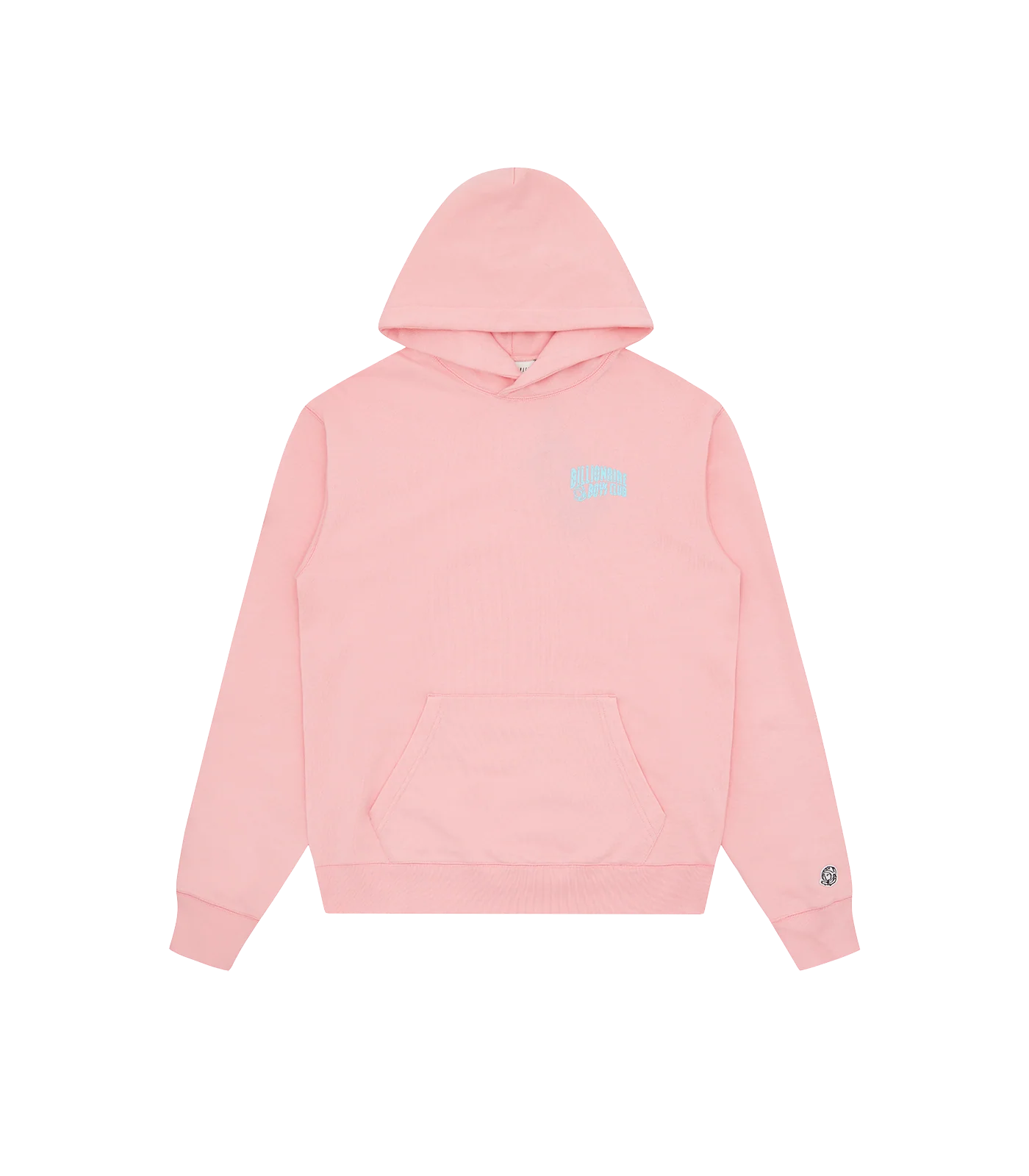 SMALL ARCH LOGO POPOVER HOOD - PINK