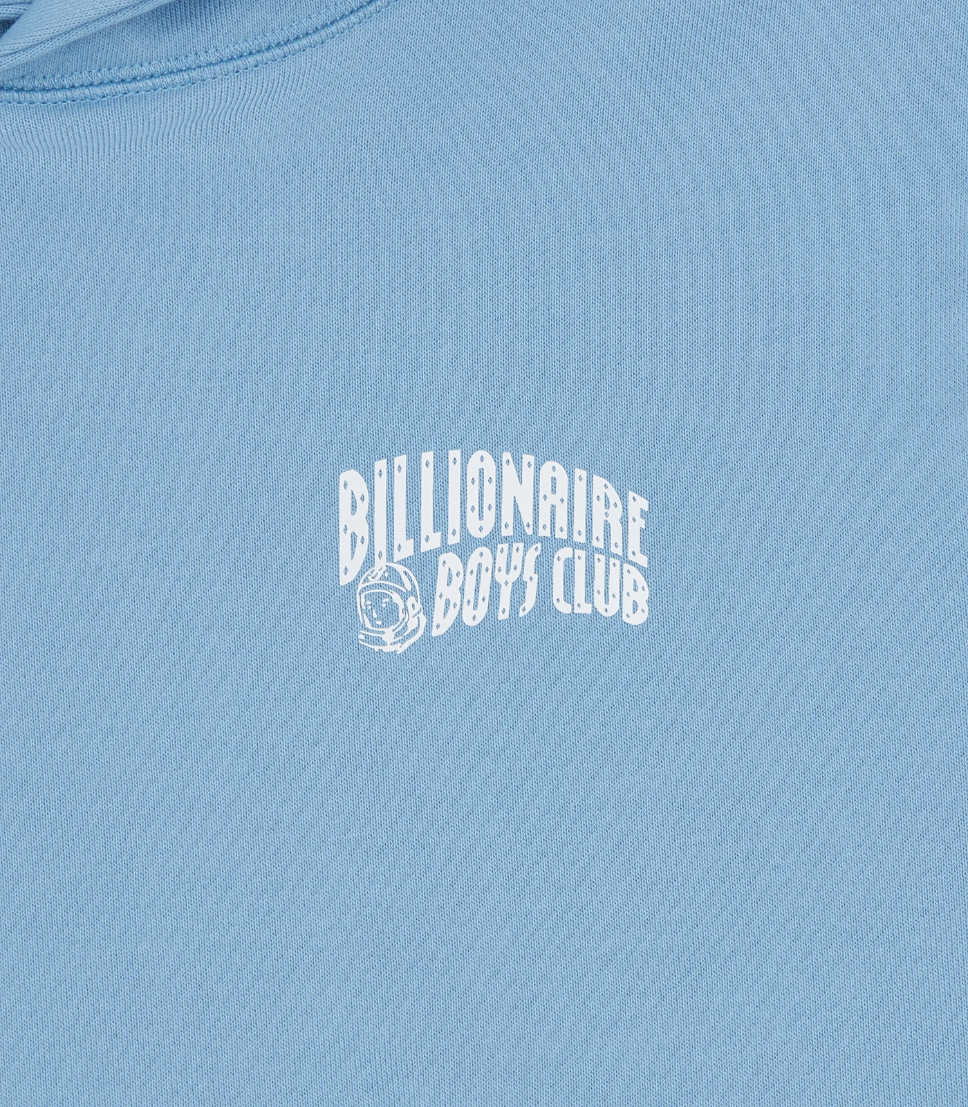 SMALL ARCH LOGO POPOVER HOOD - POWDER BLUE/WHITE LOGO - Image 3