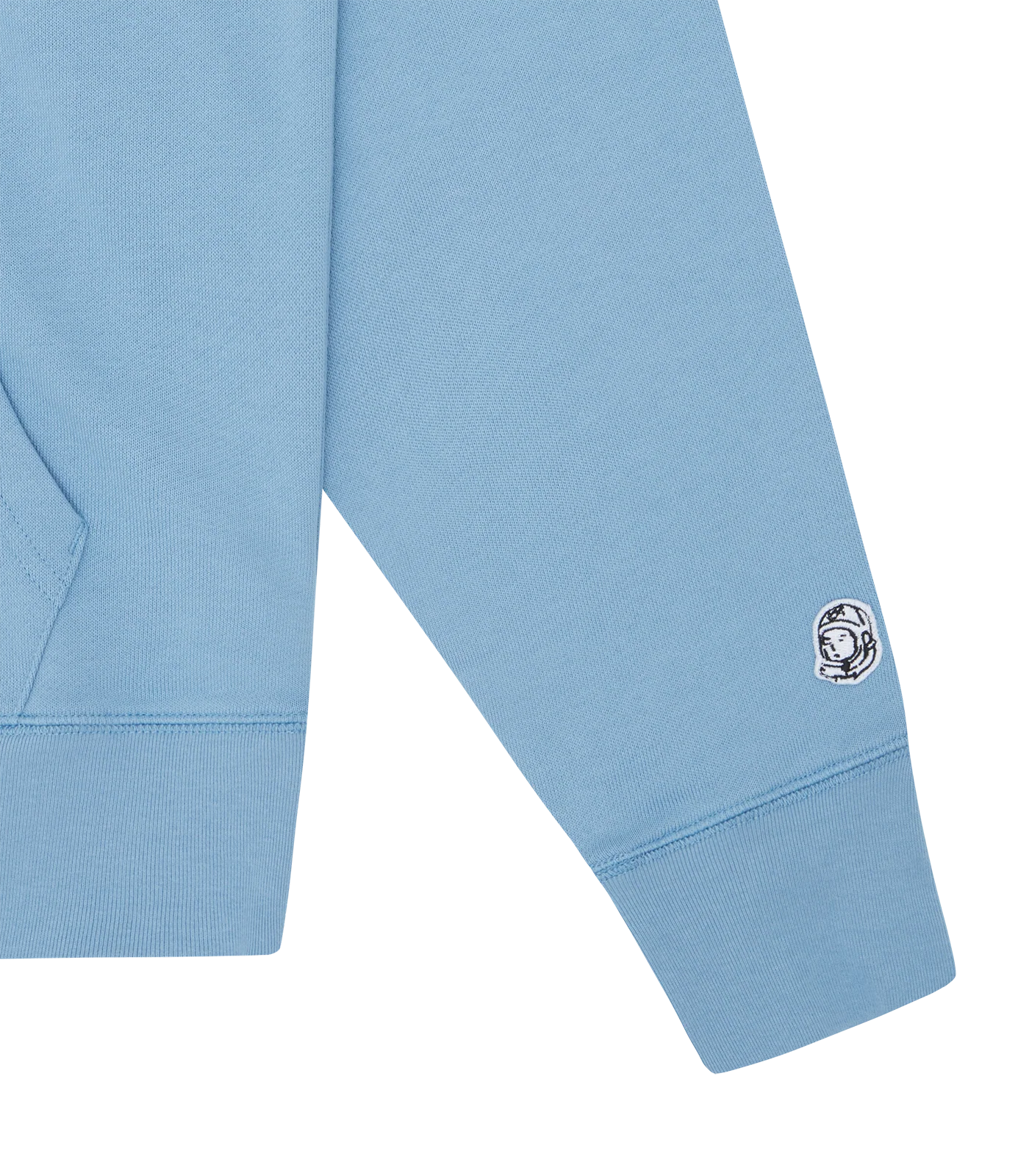 SMALL ARCH LOGO POPOVER HOOD - POWDER BLUE/WHITE LOGO - Image 4