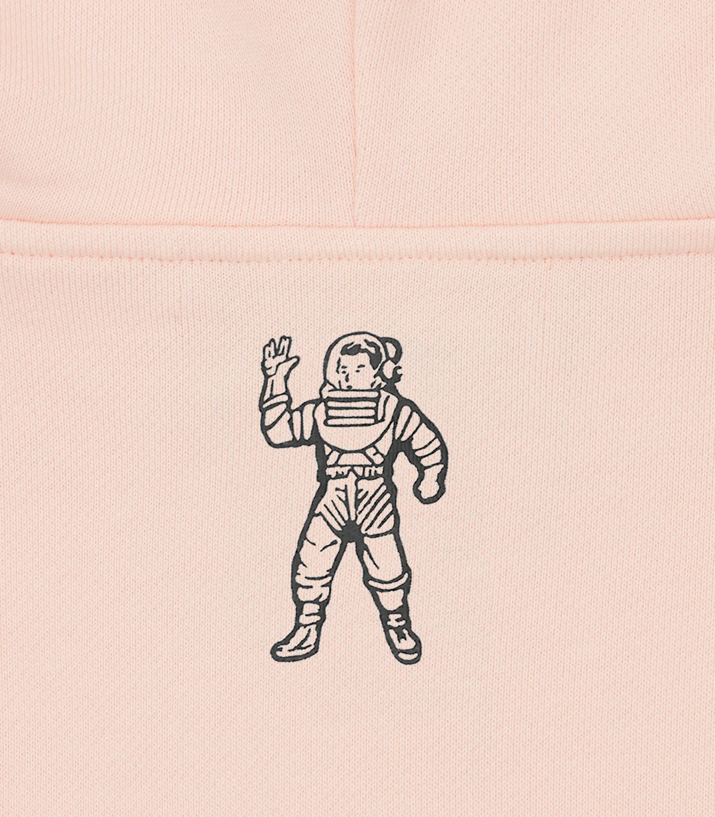 SMALL ARCH LOGO POPOVER HOOD - POWDER PINK - Image 5