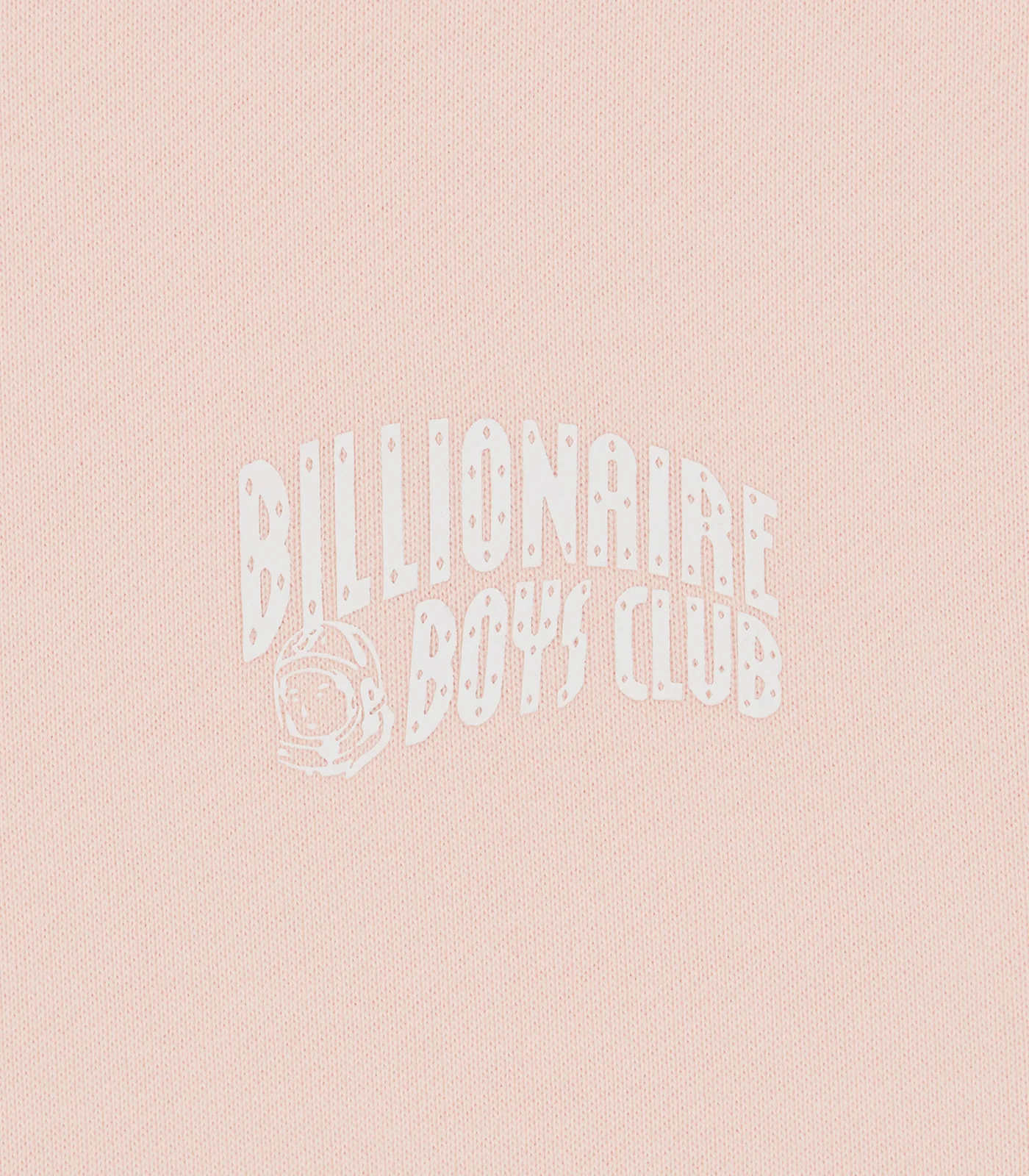 SMALL ARCH LOGO POPOVER HOOD - POWDER PINK/WHITE LOGO - Image 3