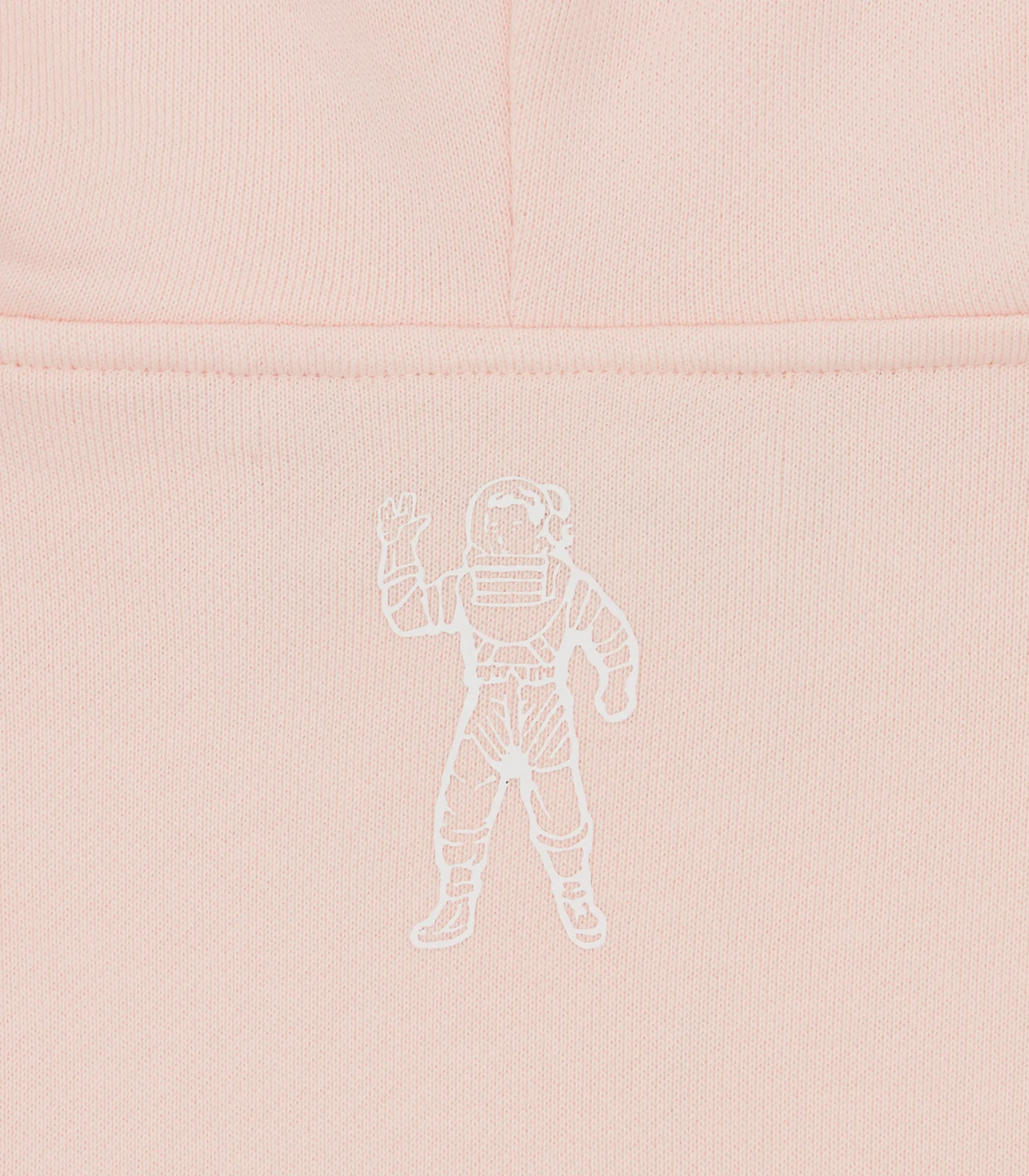 SMALL ARCH LOGO POPOVER HOOD - POWDER PINK/WHITE LOGO - Image 5