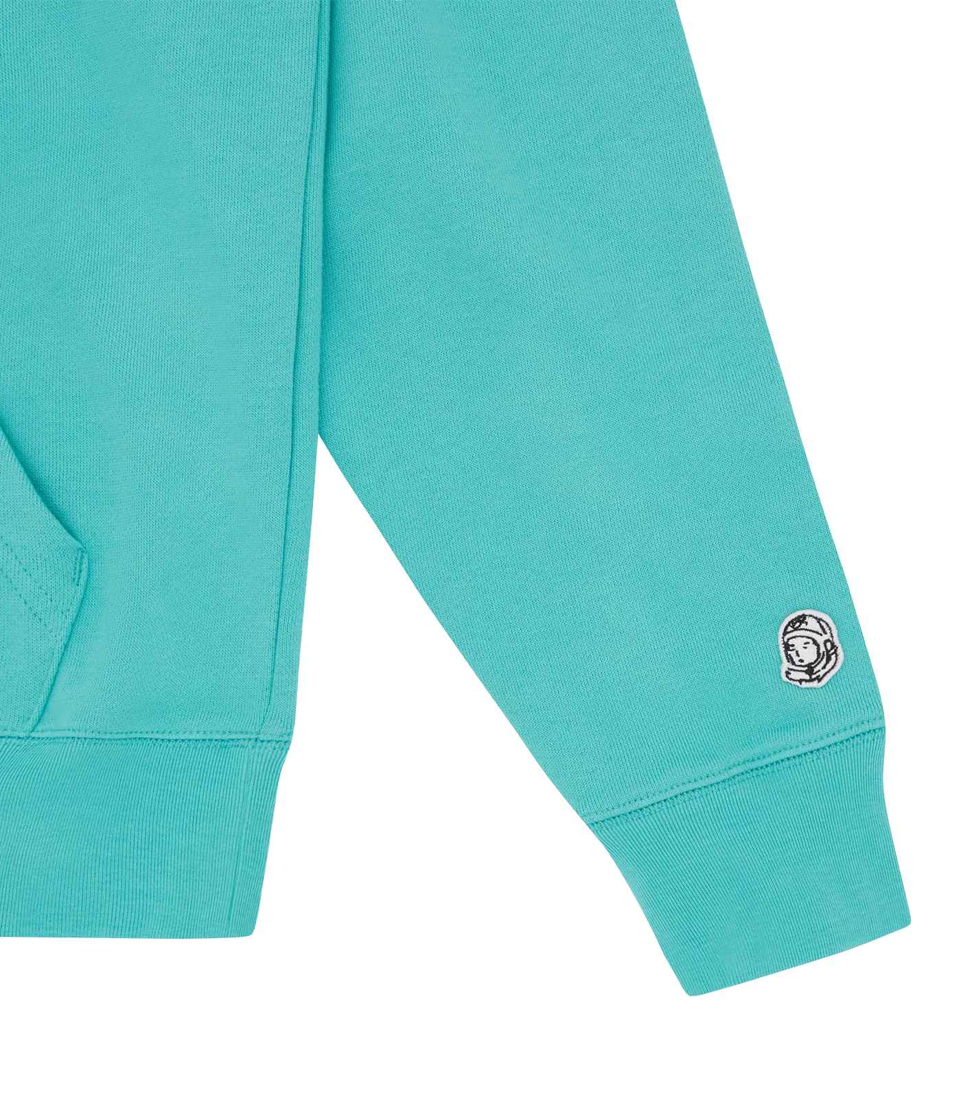 SMALL ARCH LOGO POPOVER HOOD - TEAL - Image 4