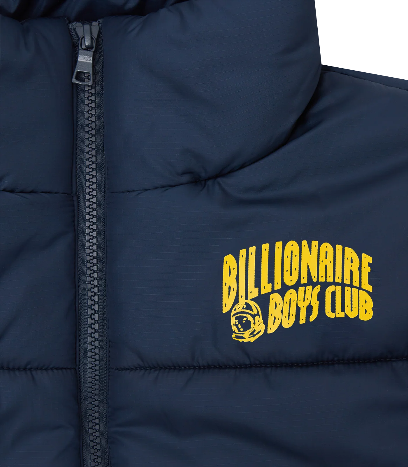 SMALL ARCH LOGO PUFFER JACKET - NAVY - Image 3