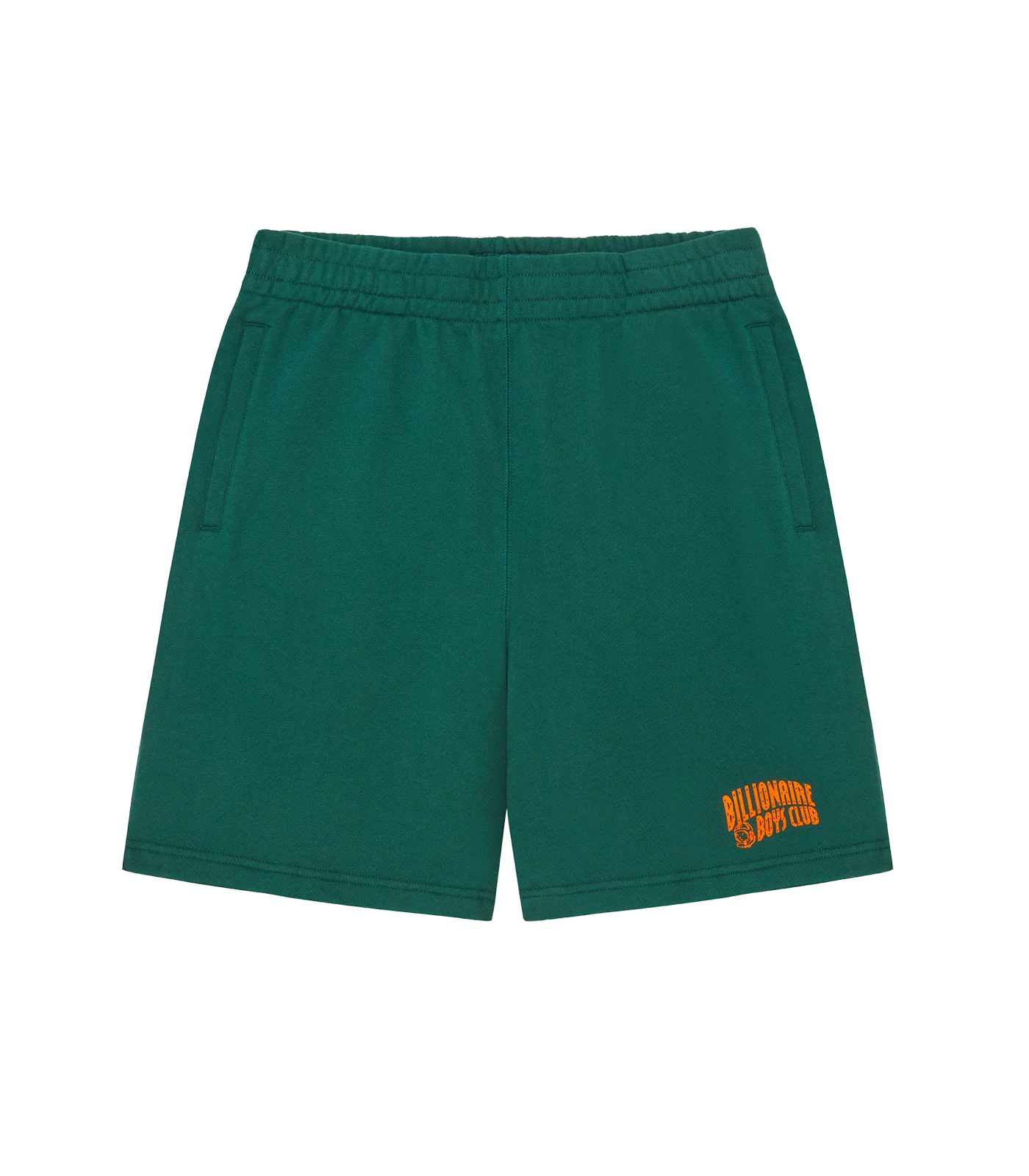 SMALL ARCH LOGO SHORTS - FOREST GREEN