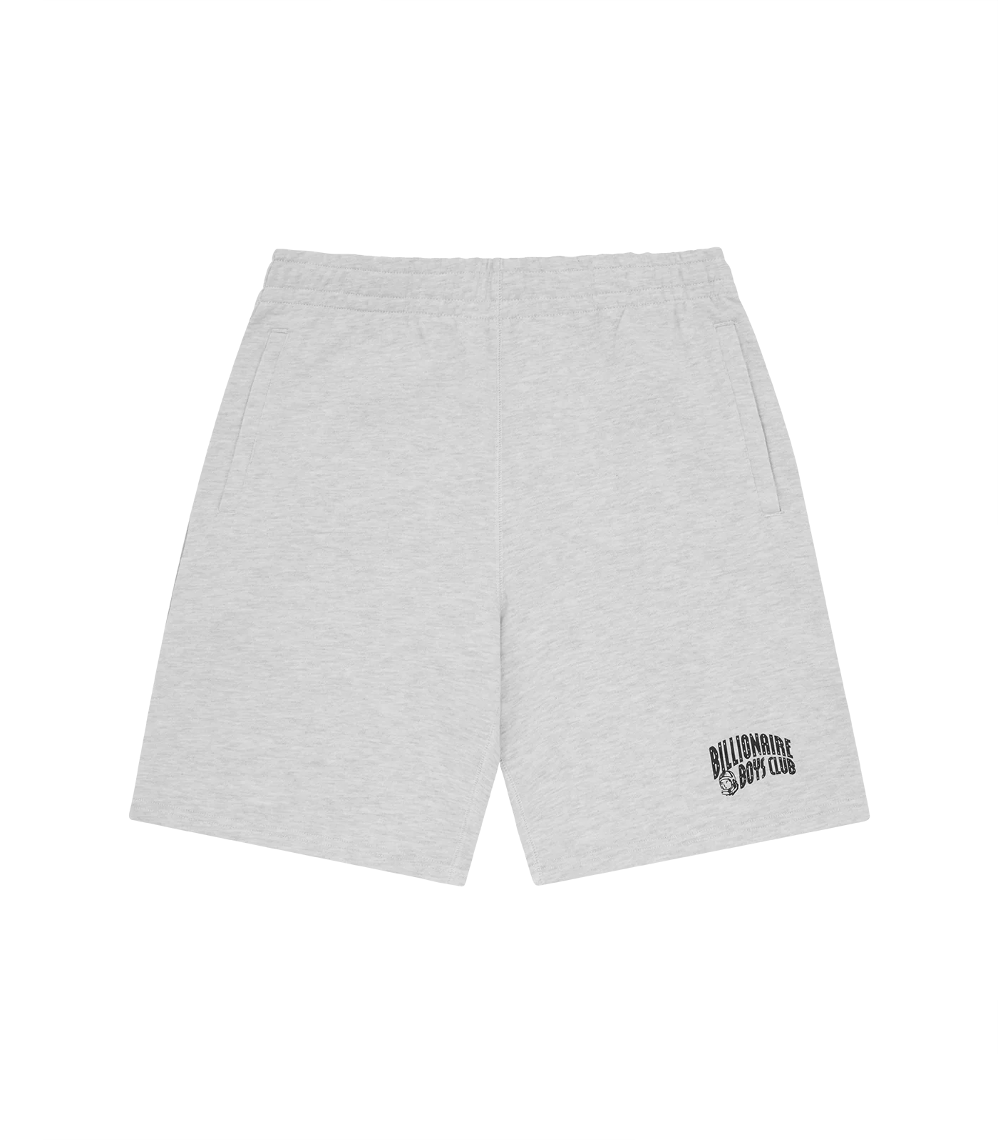 SMALL ARCH LOGO SHORTS - HEATHER ASH