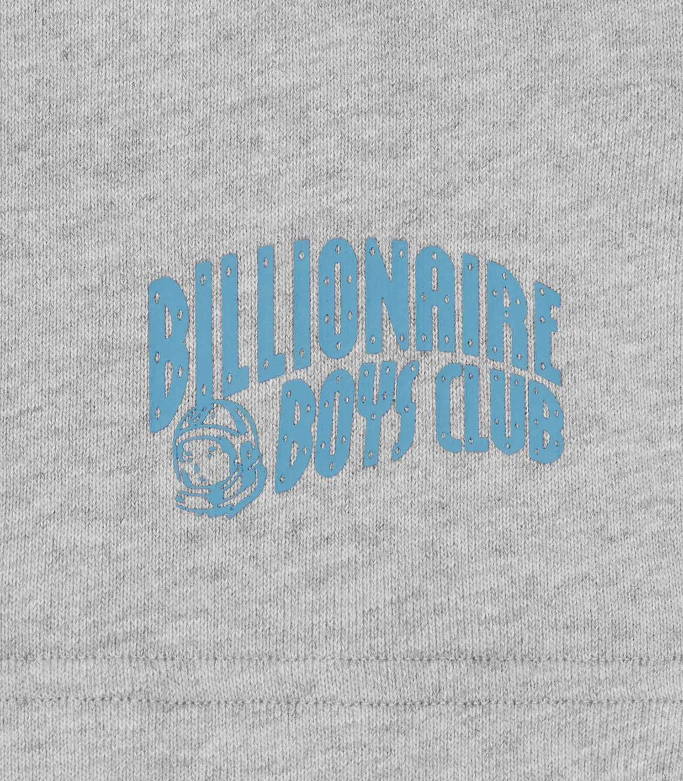 SMALL ARCH LOGO SHORTS - HEATHER GREY/BLUE LOGO - Image 3