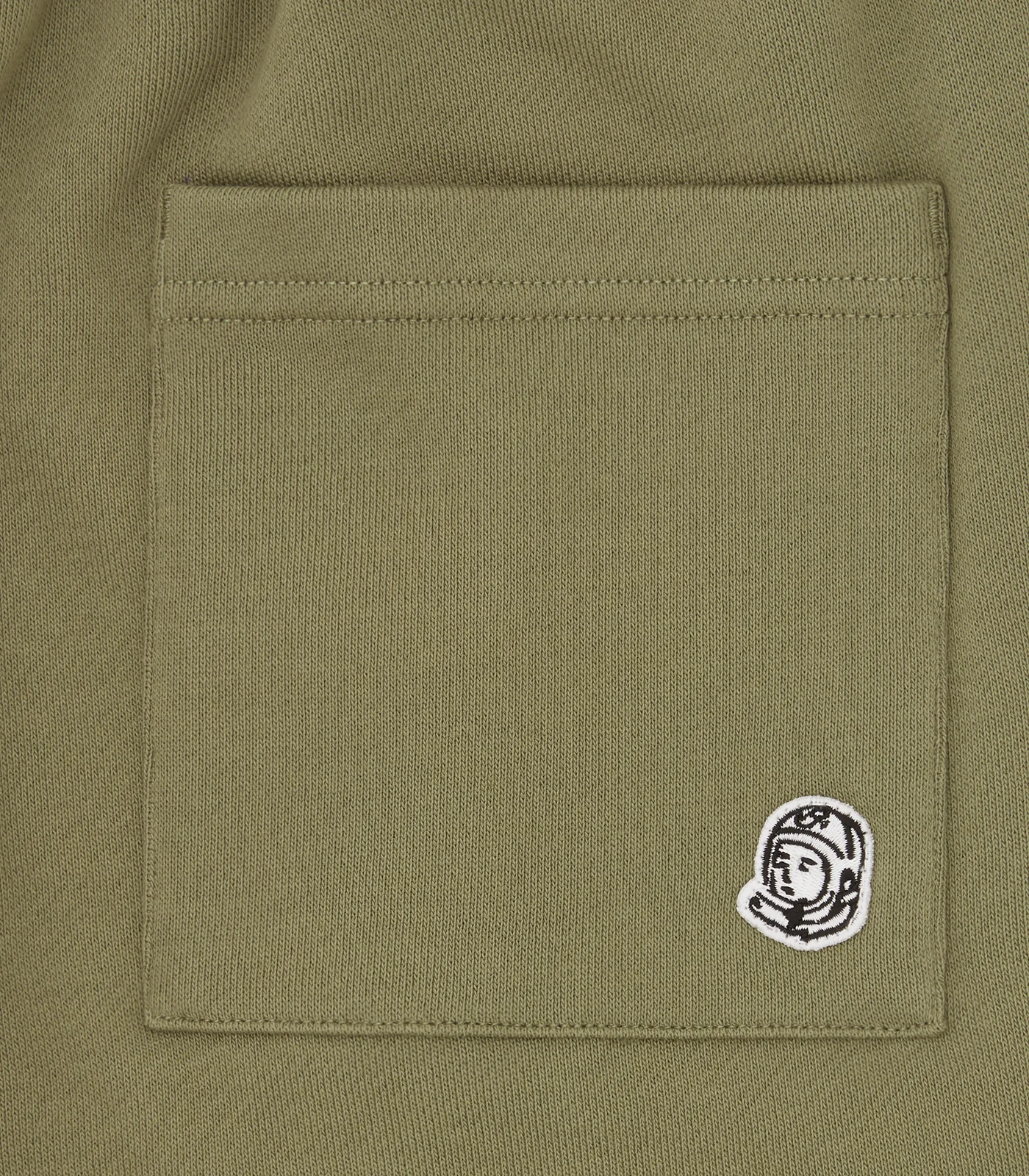 SMALL ARCH LOGO SHORTS - OLIVE/ECRU LOGO - Image 4