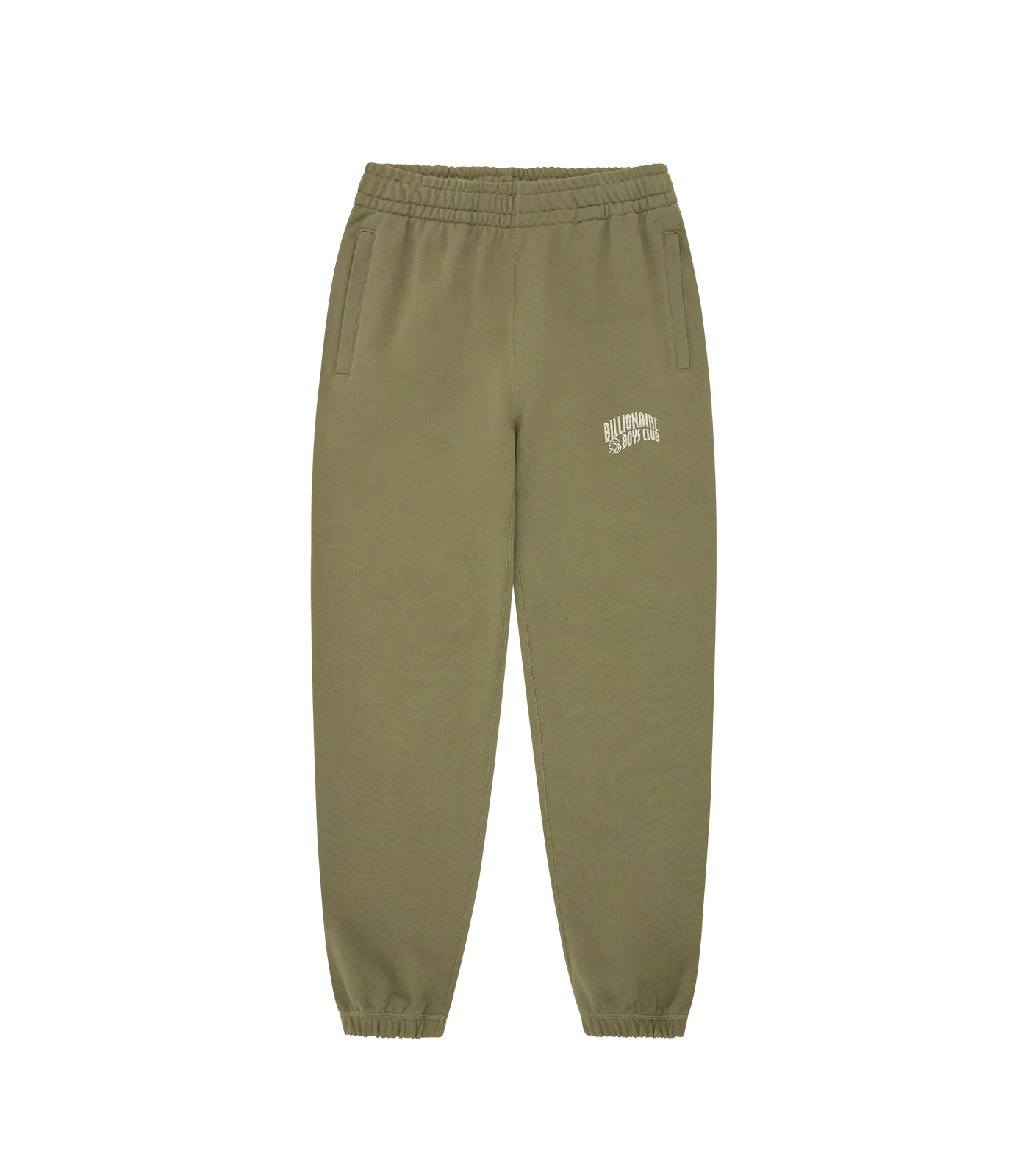 SMALL ARCH LOGO SWEATPANTS - OLIVE/ECRU LOGO