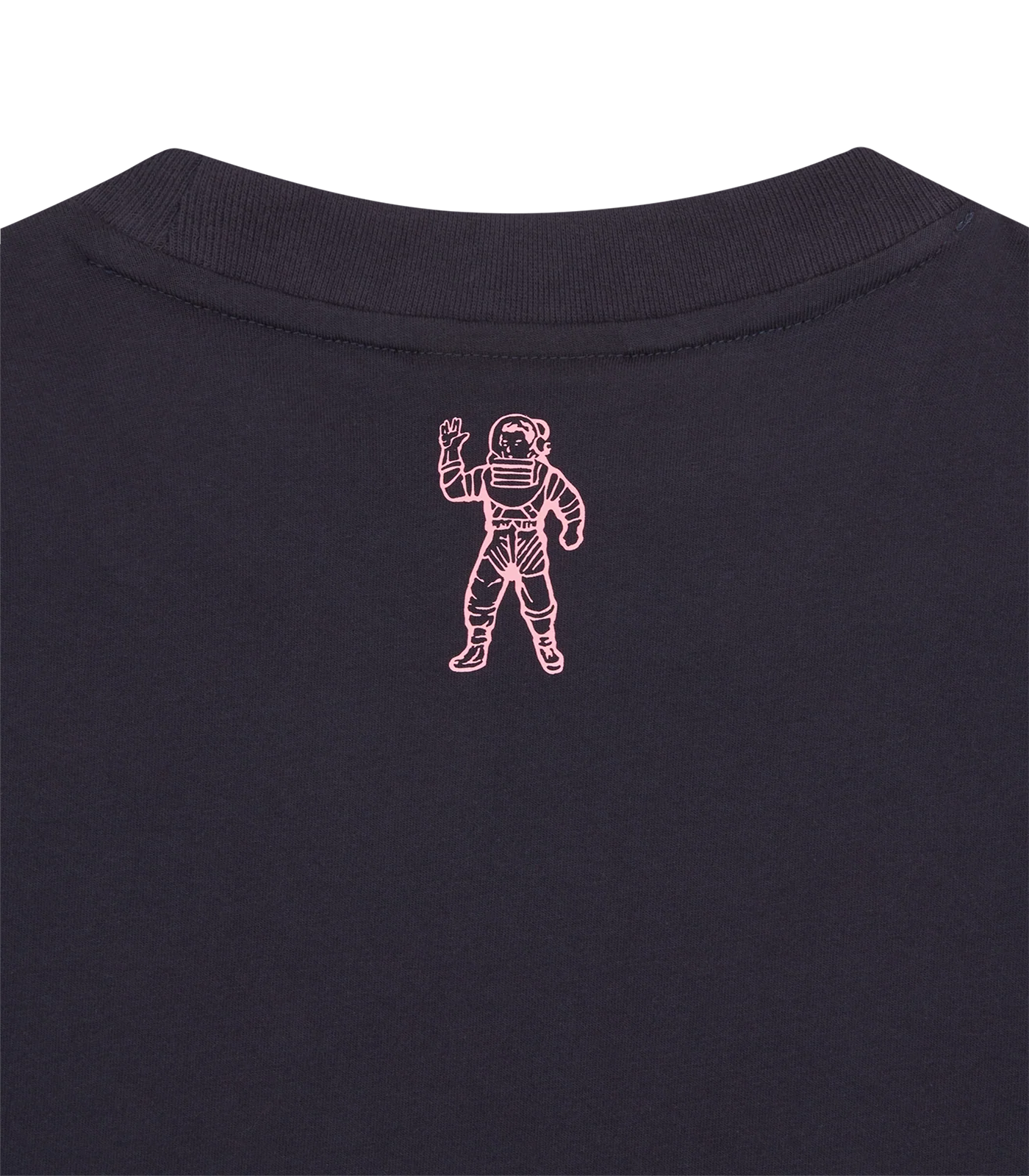 SMALL ARCH LOGO T-SHIRT - NAVY/PINK LOGO - Image 4