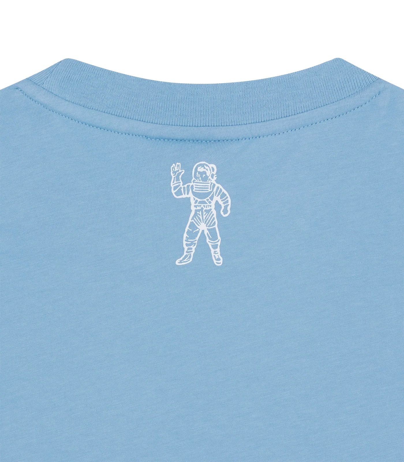 SMALL ARCH LOGO T-SHIRT - POWDER BLUE/WHITE LOGO - Image 4