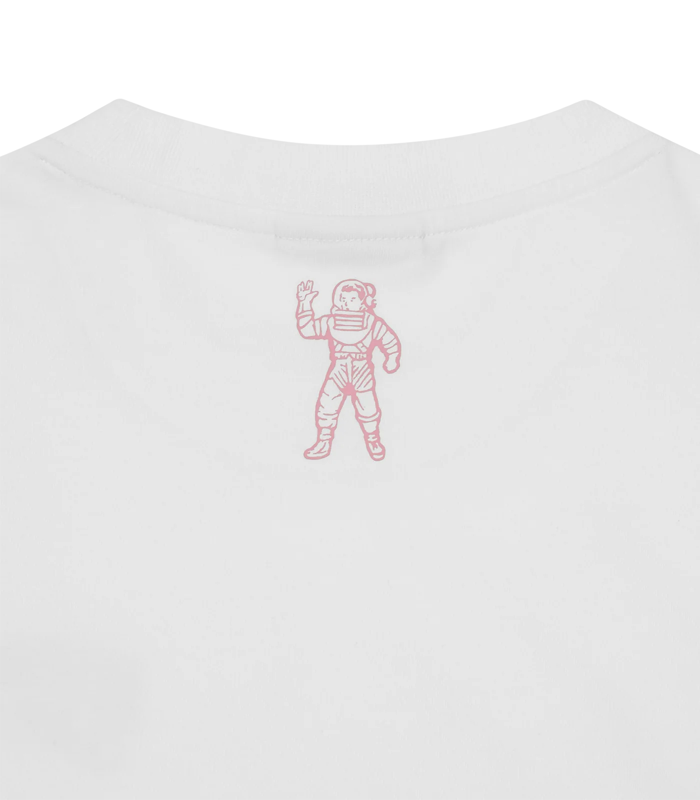 SMALL ARCH LOGO T-SHIRT - WHITE/PINK LOGO - Image 3
