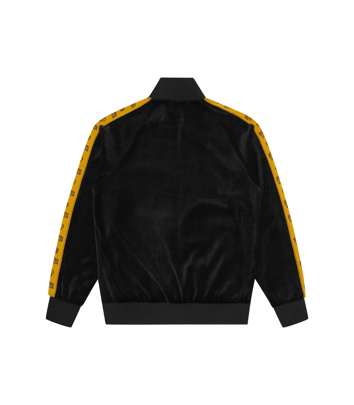 SMALL ARCH LOGO TAPED VELOUR TRACK TOP - BLACK - Image 2