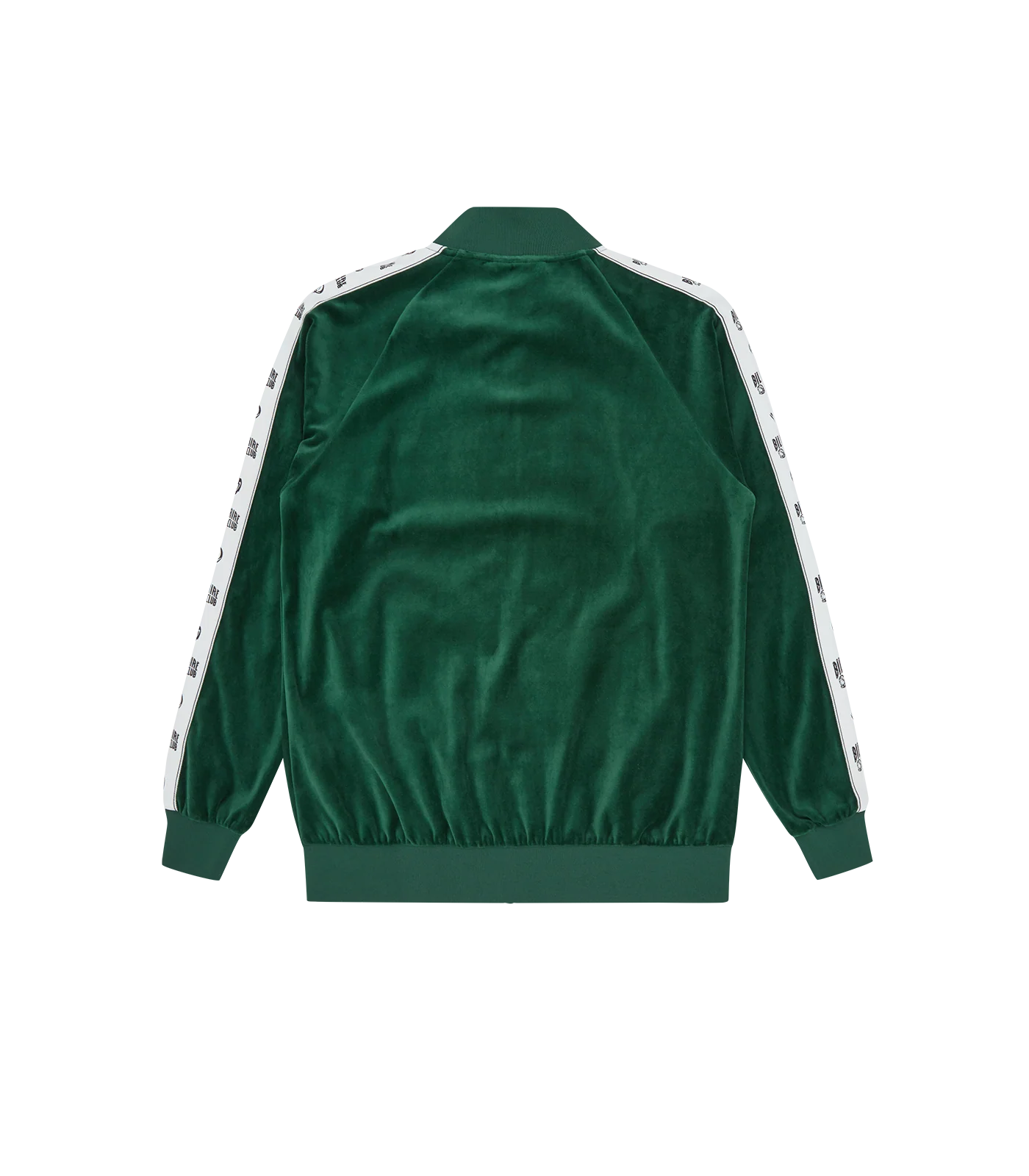 SMALL ARCH LOGO TAPED VELOUR TRACK TOP - DARK GREEN - Image 2