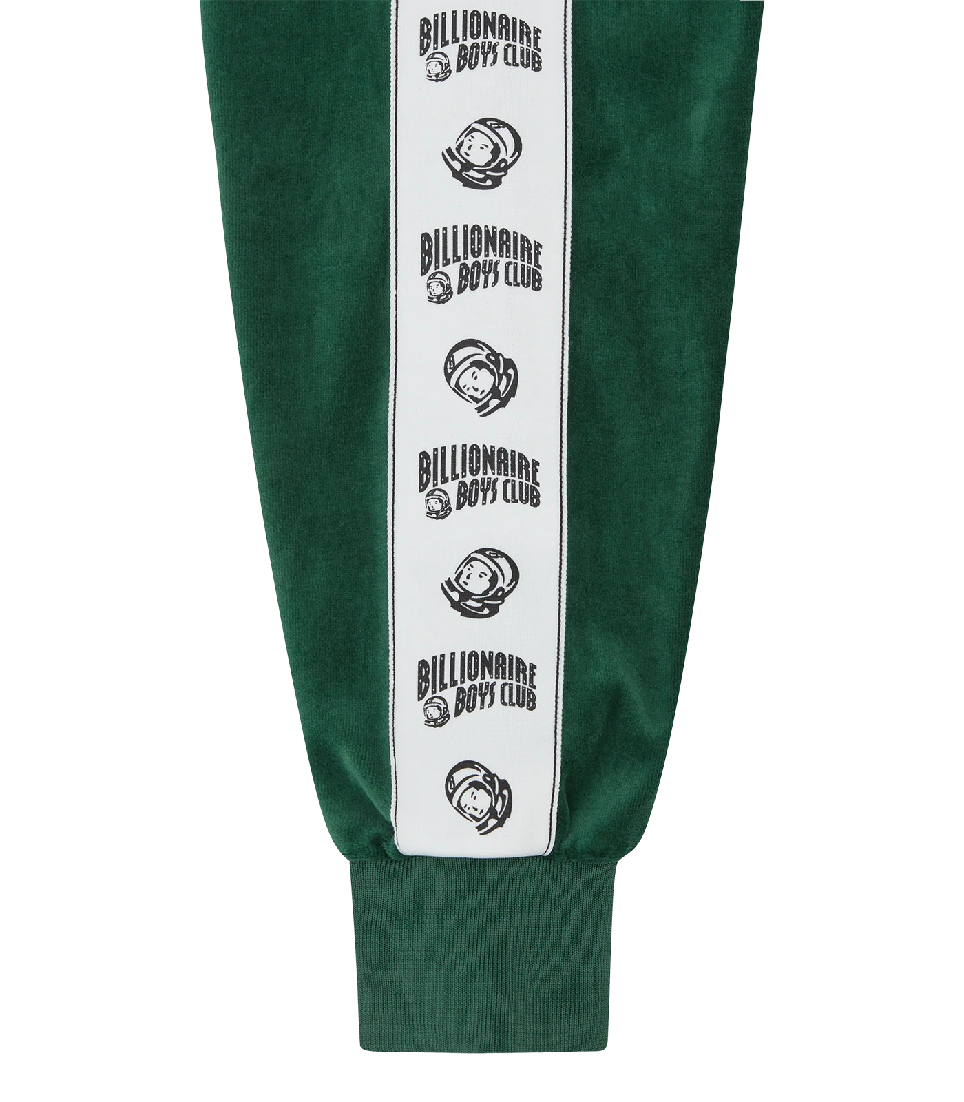 SMALL ARCH LOGO TAPED VELOUR TRACK TOP - DARK GREEN - Image 5