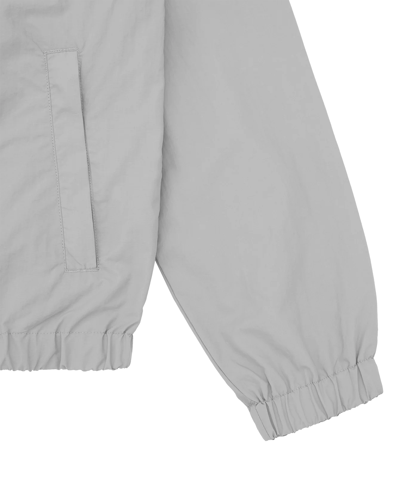 SMALL ARCH LOGO TRACK TOP - FLAT GREY - Image 4