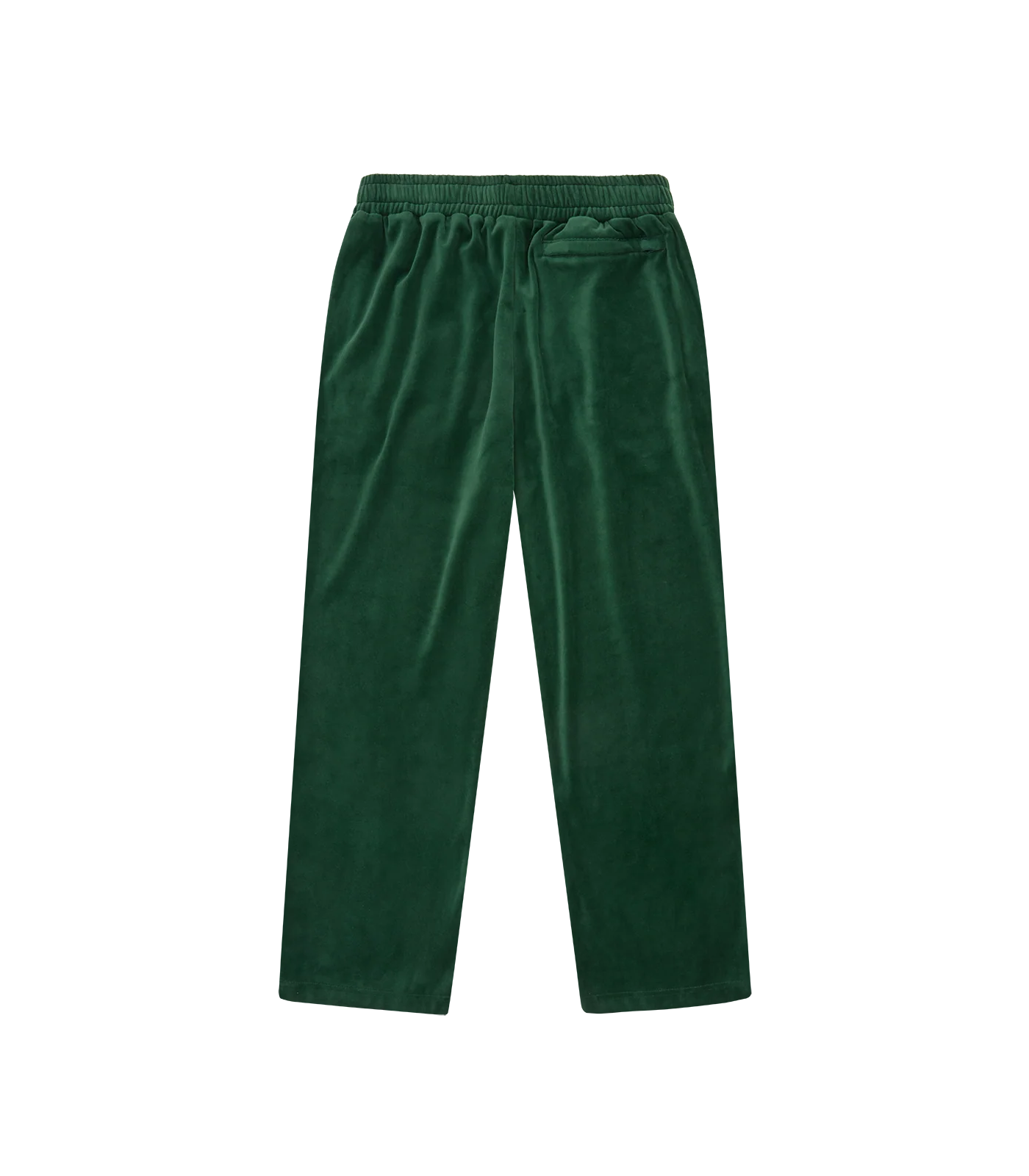SMALL ARCH LOGO VELOUR TRACK PANTS - FOREST GREEN - Image 2