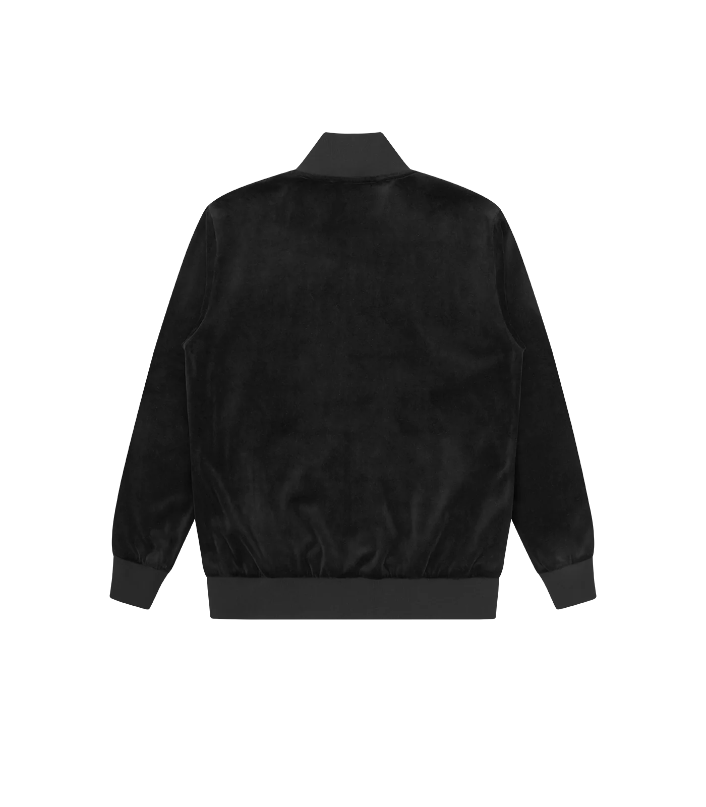 SMALL ARCH LOGO VELOUR TRACK TOP - BLACK - Image 2
