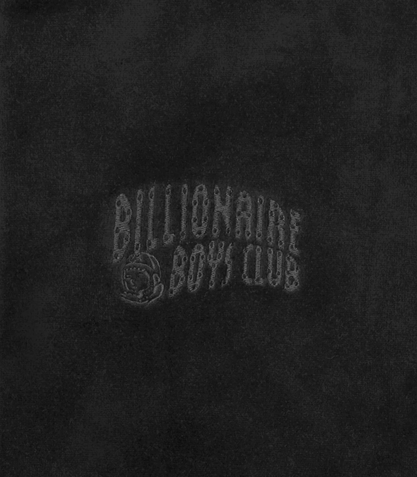 SMALL ARCH LOGO VELOUR TRACK TOP - BLACK - Image 4
