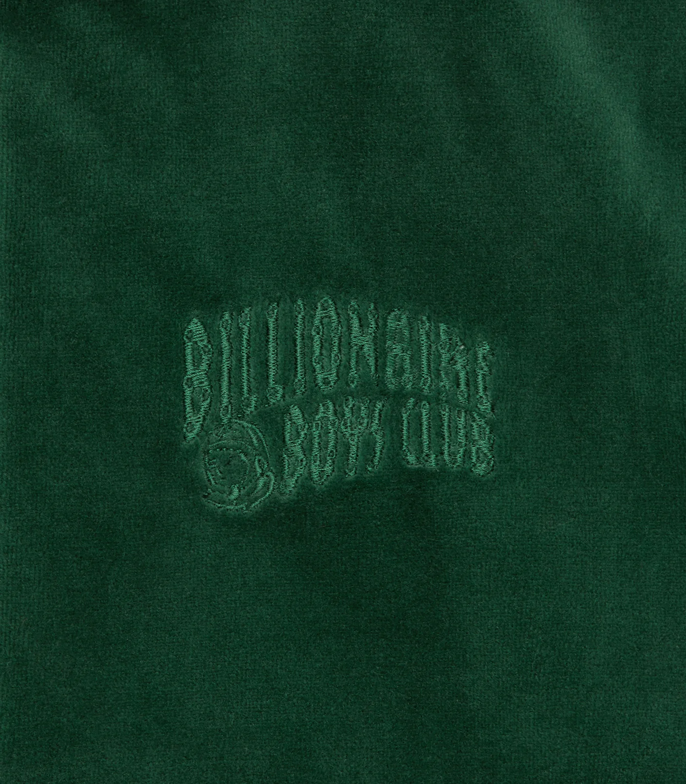 SMALL ARCH LOGO VELOUR TRACK TOP - FOREST GREEN - Image 4