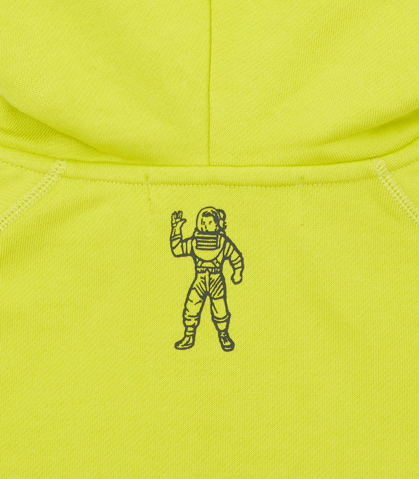 SMALL ARCH LOGO ZIP THROUGH HOOD - ACID YELLOW - Image 5