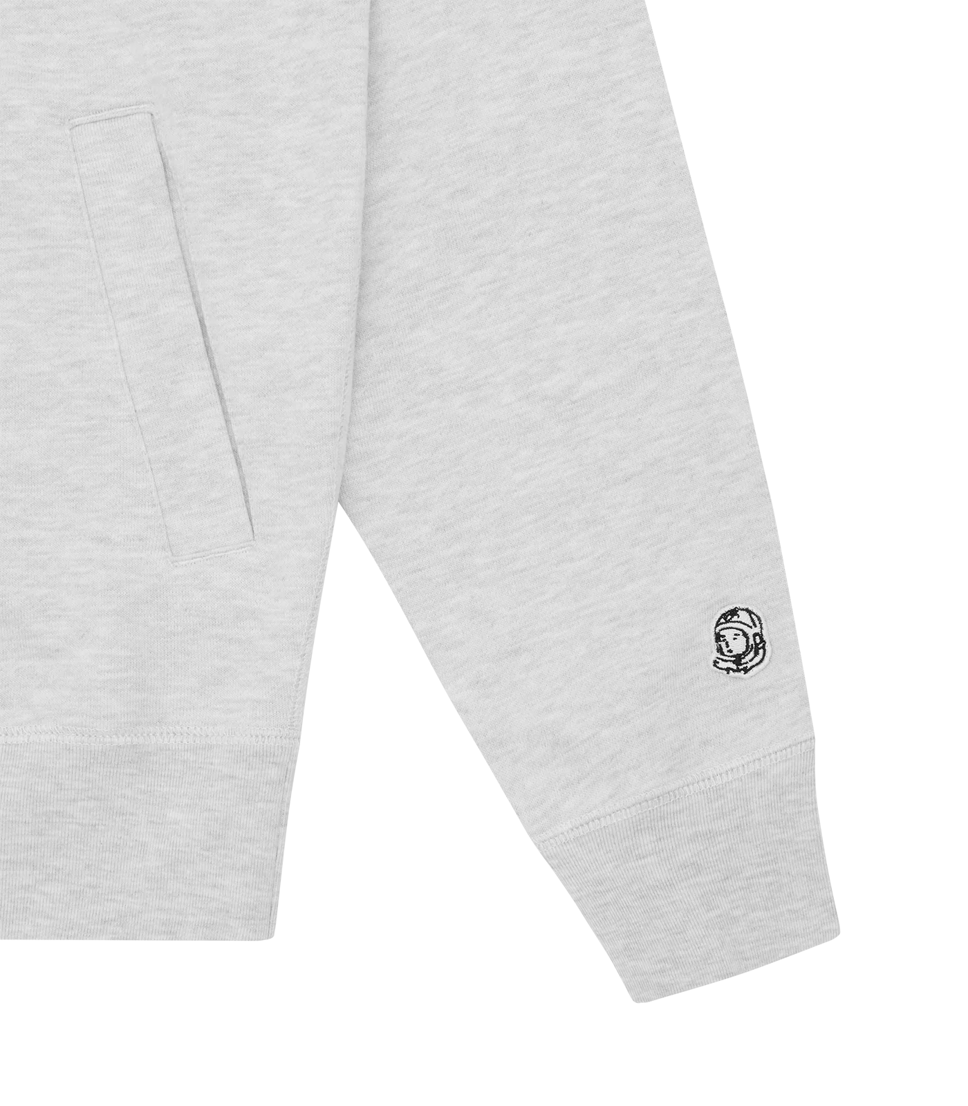 SMALL ARCH LOGO ZIP THROUGH - HEATHER ASH - Image 4