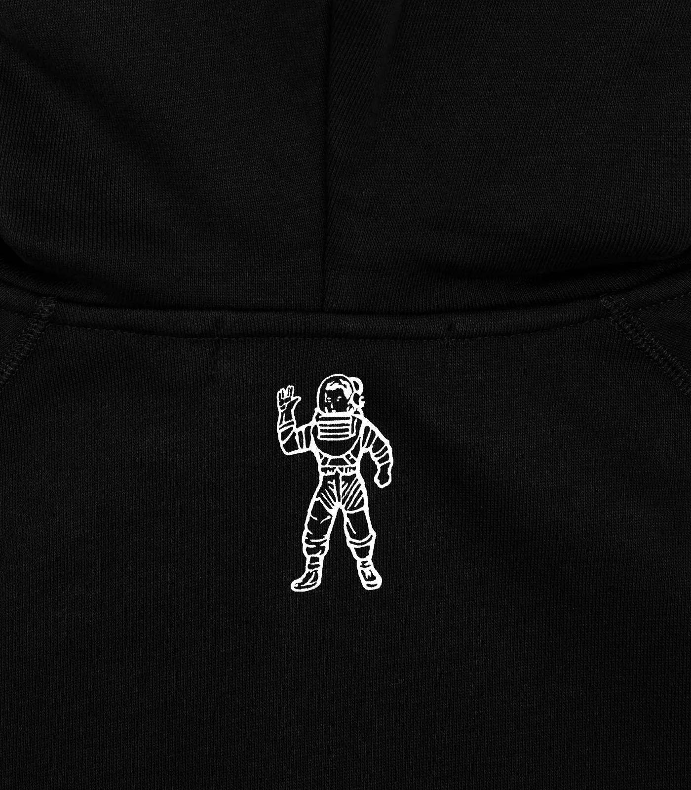SMALL ARCH LOGO ZIP THROUGH HOOD - BLACK - Image 5