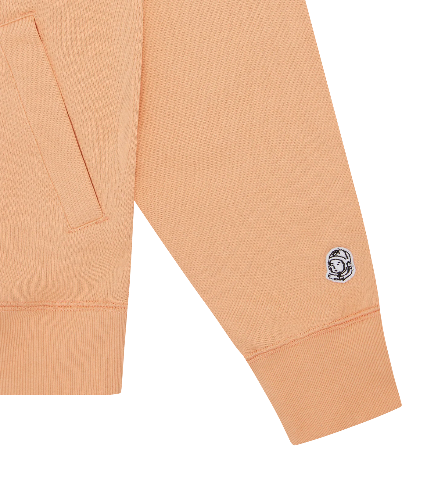 SMALL ARCH LOGO ZIP THROUGH HOOD - LIGHT PEACH - Image 4