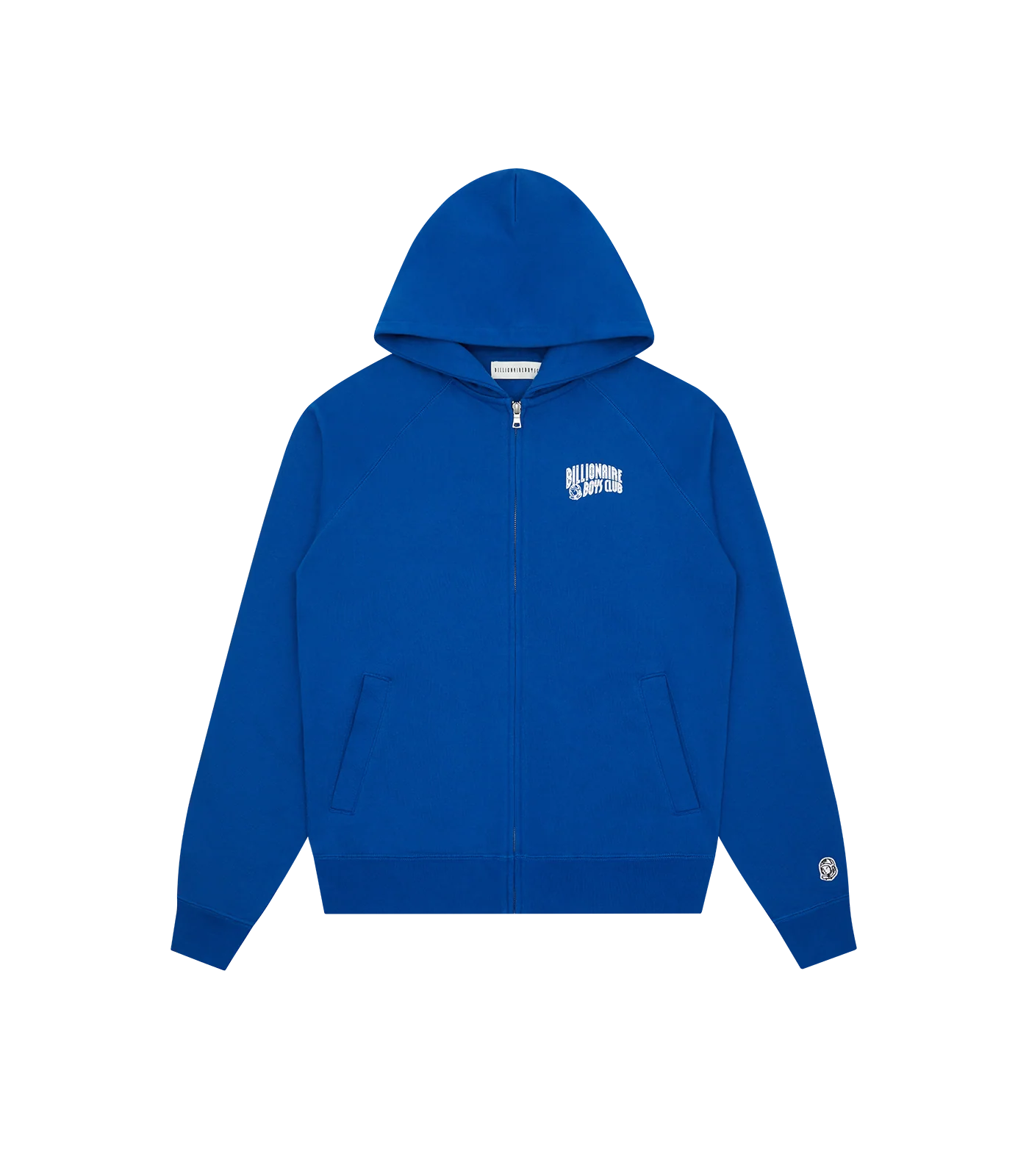 SMALL ARCH LOGO ZIP THROUGH - ROYAL BLUE