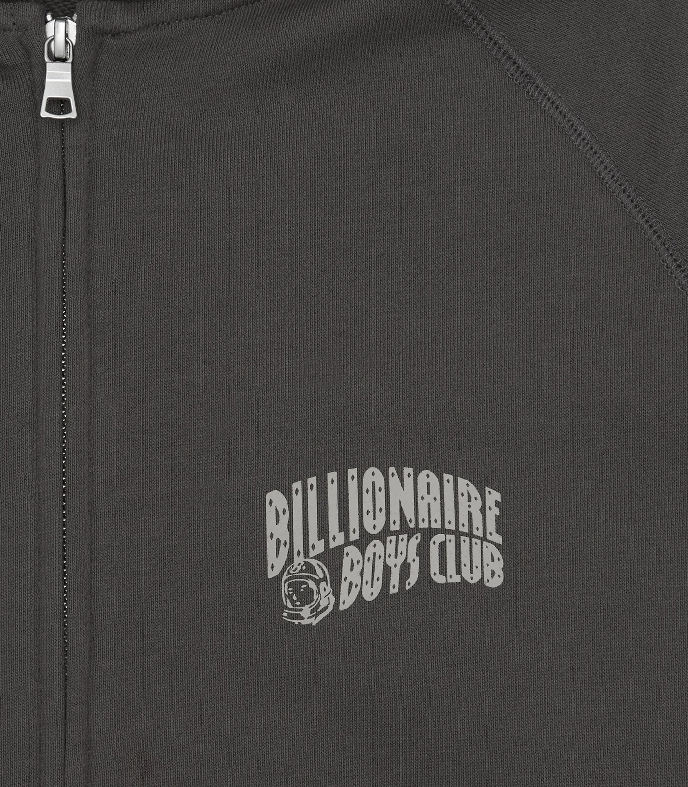 SMALL ARCH LOGO ZIP THROUGH - SPACE GREY - Image 3