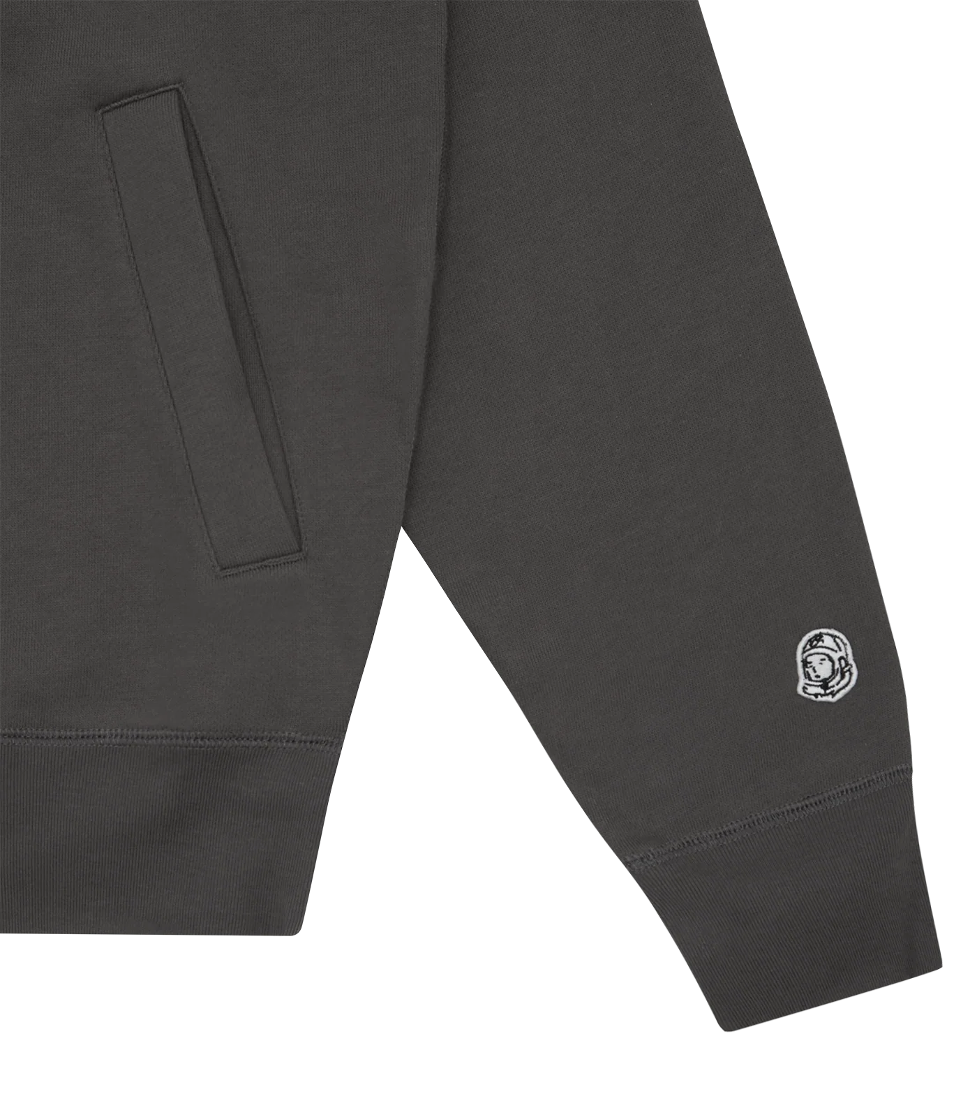 SMALL ARCH LOGO ZIP THROUGH - SPACE GREY - Image 4