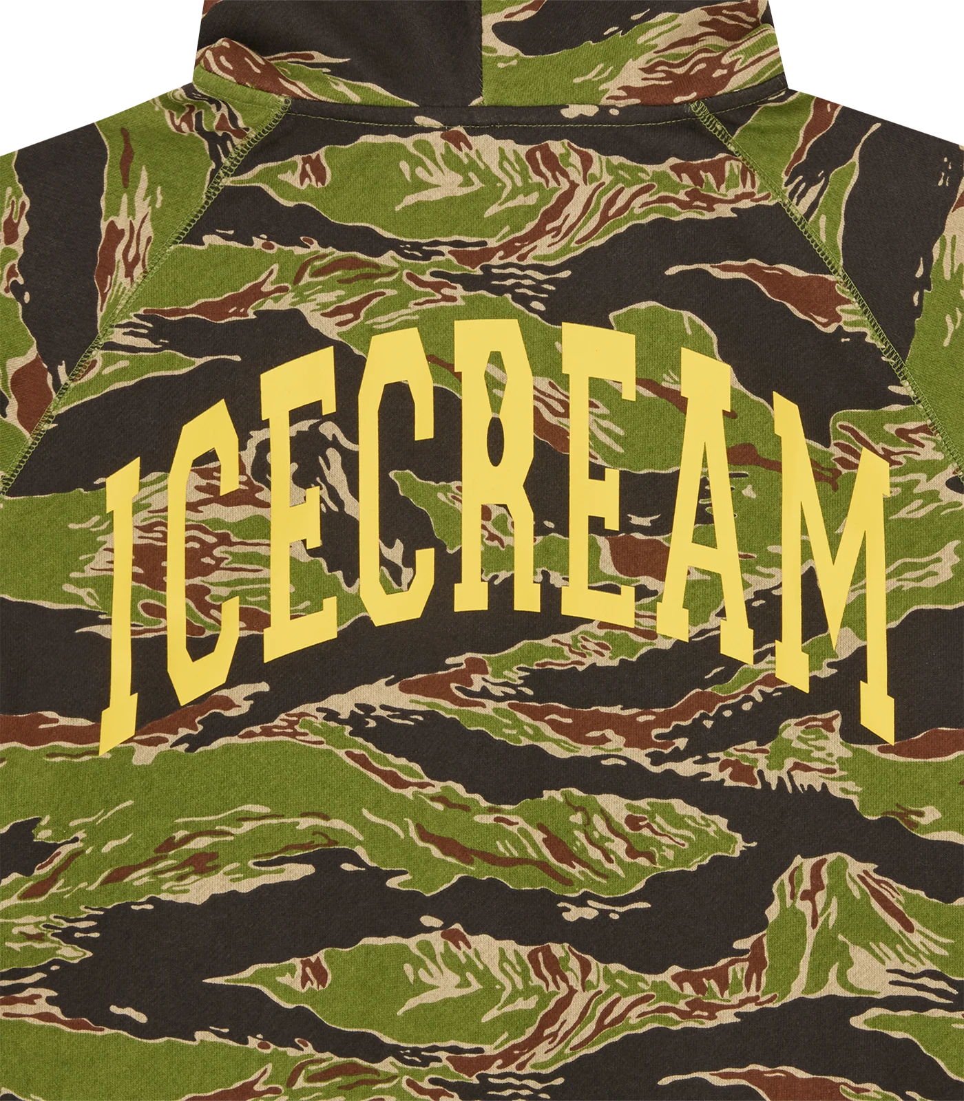 SMILEY TIGER STRIPE FULL ZIP-THROUGH HOOD - CAMO - Image 7
