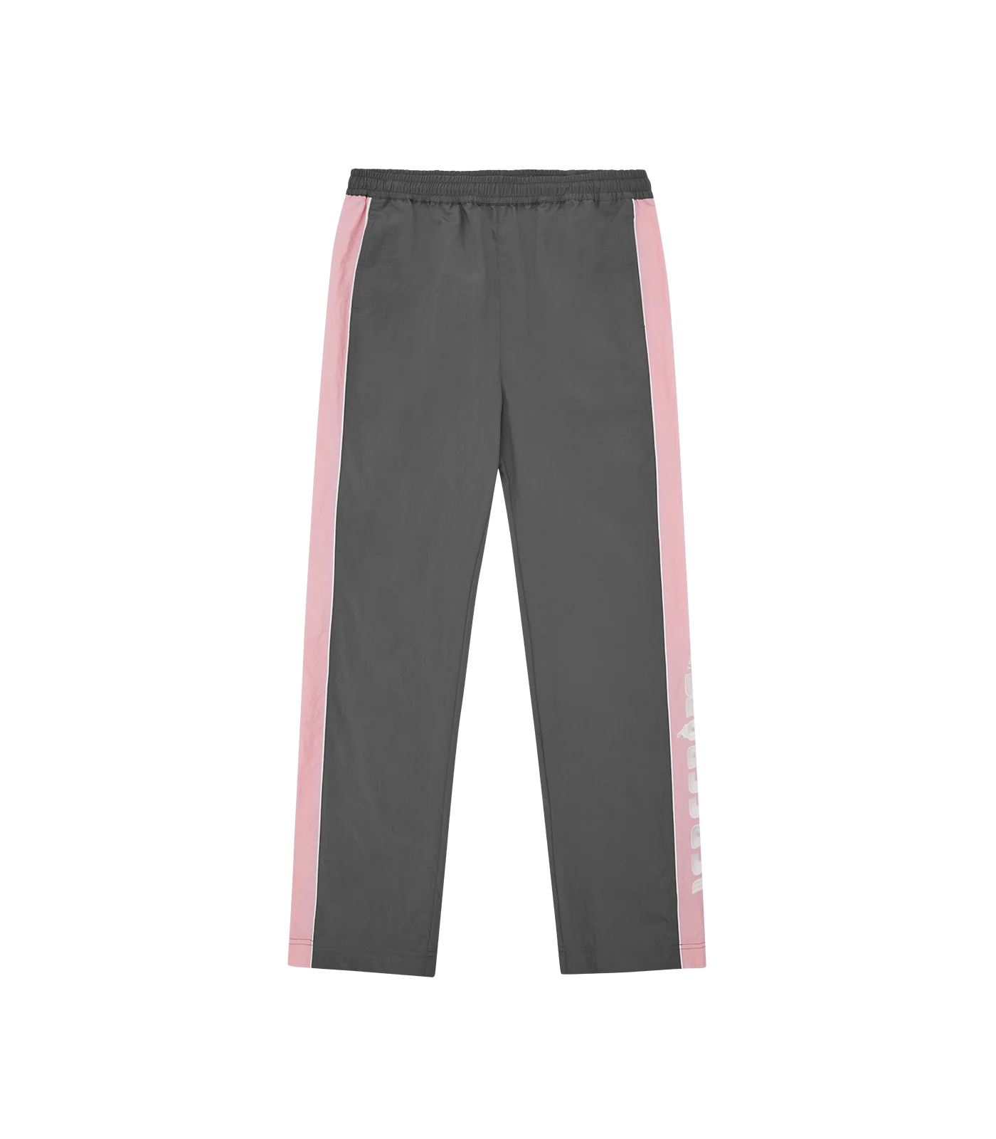 SOFT SERVE NYLON TRACK PANTS - GREY/PINK