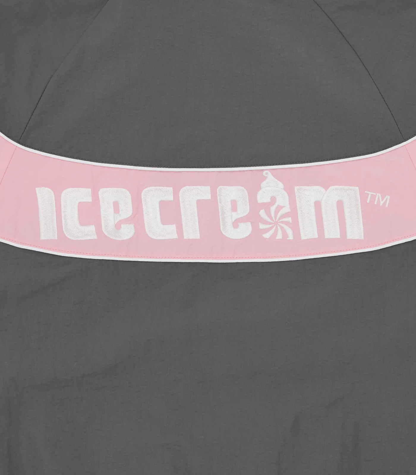 SOFT SERVE NYLON TRACK TOP - GREY/PINK - Image 6