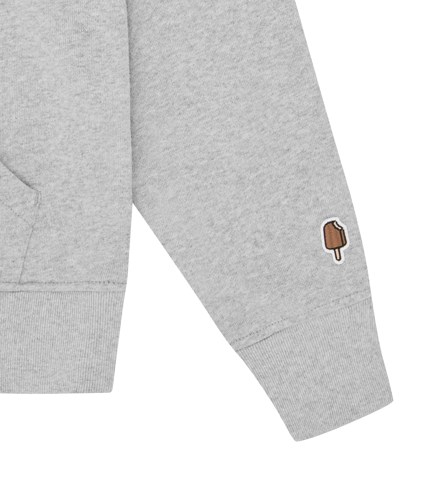 SOFT SERVE POPOVER HOOD - HEATHER GREY - Image 4