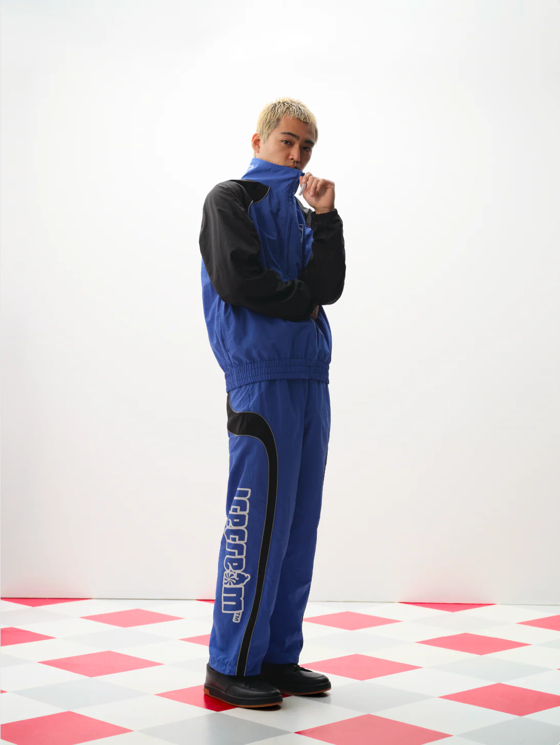 SOFT SERVE TRACK JACKET - BLUE - Image 4