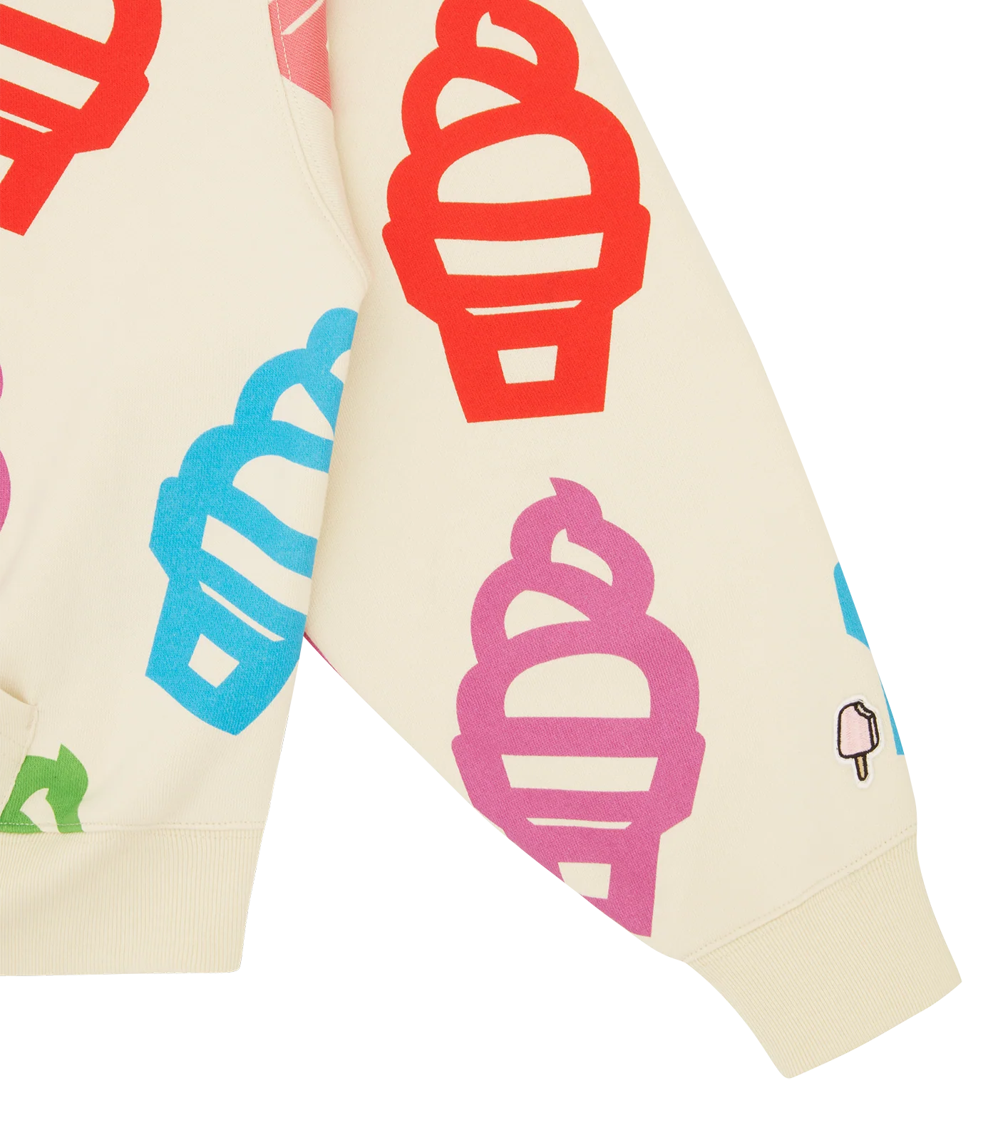 SOFT SERVE ZIP THROUGH HOOD - MULTI - Image 4