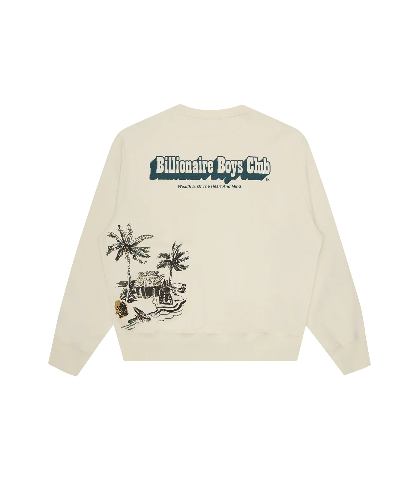 SOUVENIR HEAVY OVERSIZED CREWNECK - ECRU - Image 2