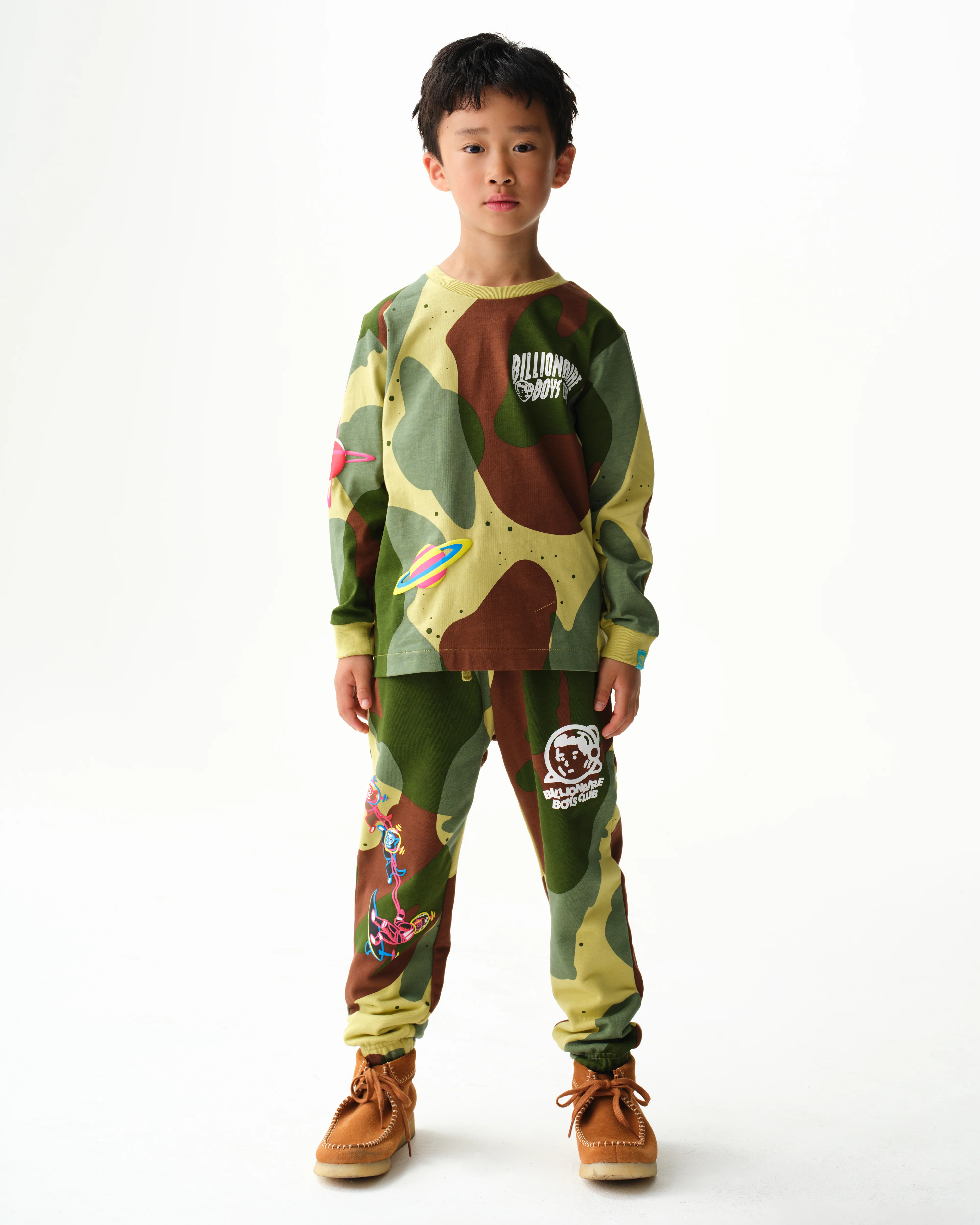 KIDS SPACE CAMO L/S T-SHIRT - CAMO - Image 3