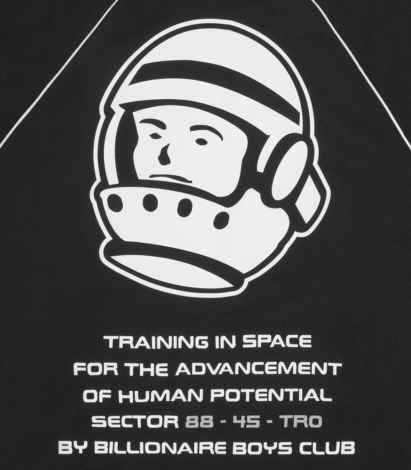 SPACE TRAINING ZIP-THROUGH HOOD - BLACK - Image 7
