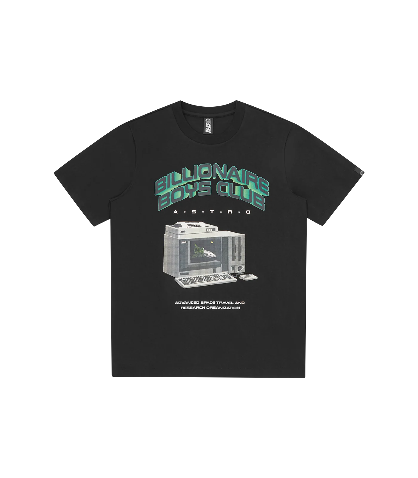SPACE TRAVEL T-SHIRT - BLACK