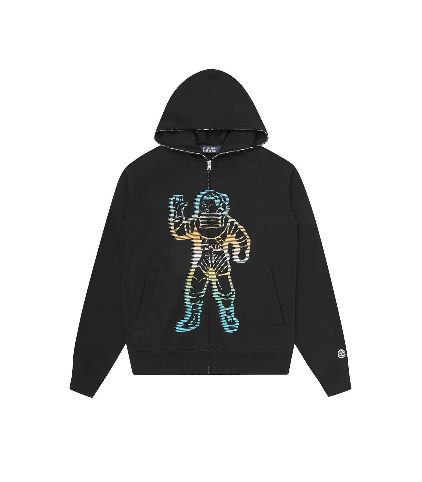 SPEED STANDING ASTRO ZIP THROUGH HOOD - BLACK