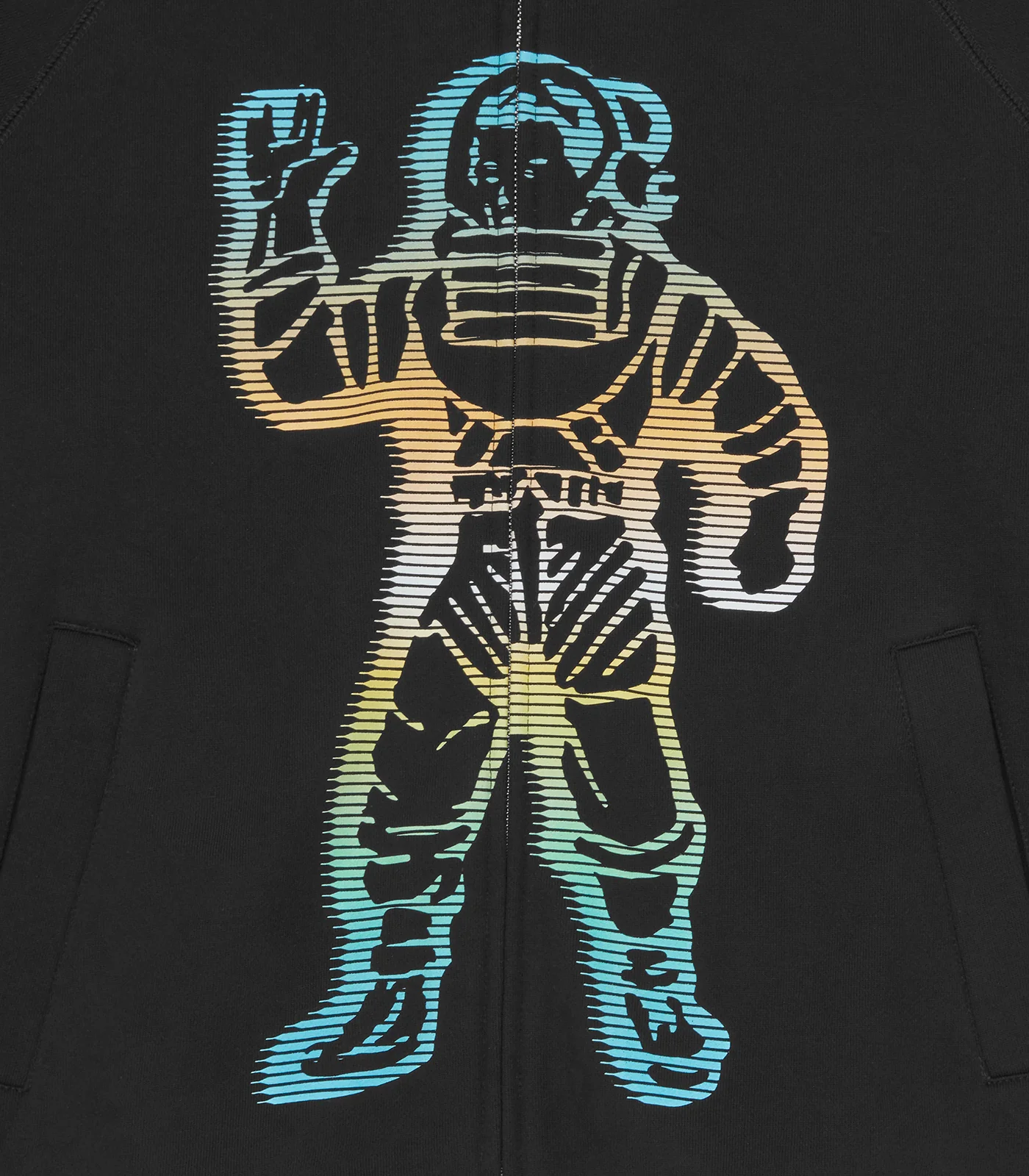 SPEED STANDING ASTRO ZIP THROUGH HOOD - BLACK - Image 4