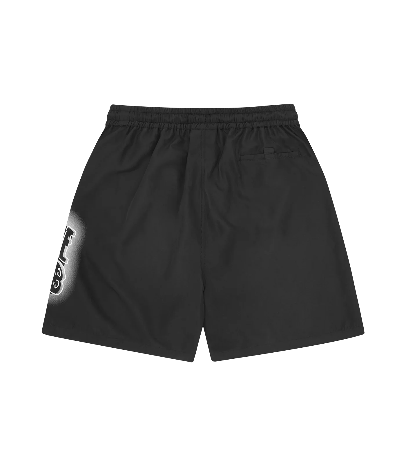 SPRAY ARCH LOGO SWIM SHORTS - BLACK - Image 2